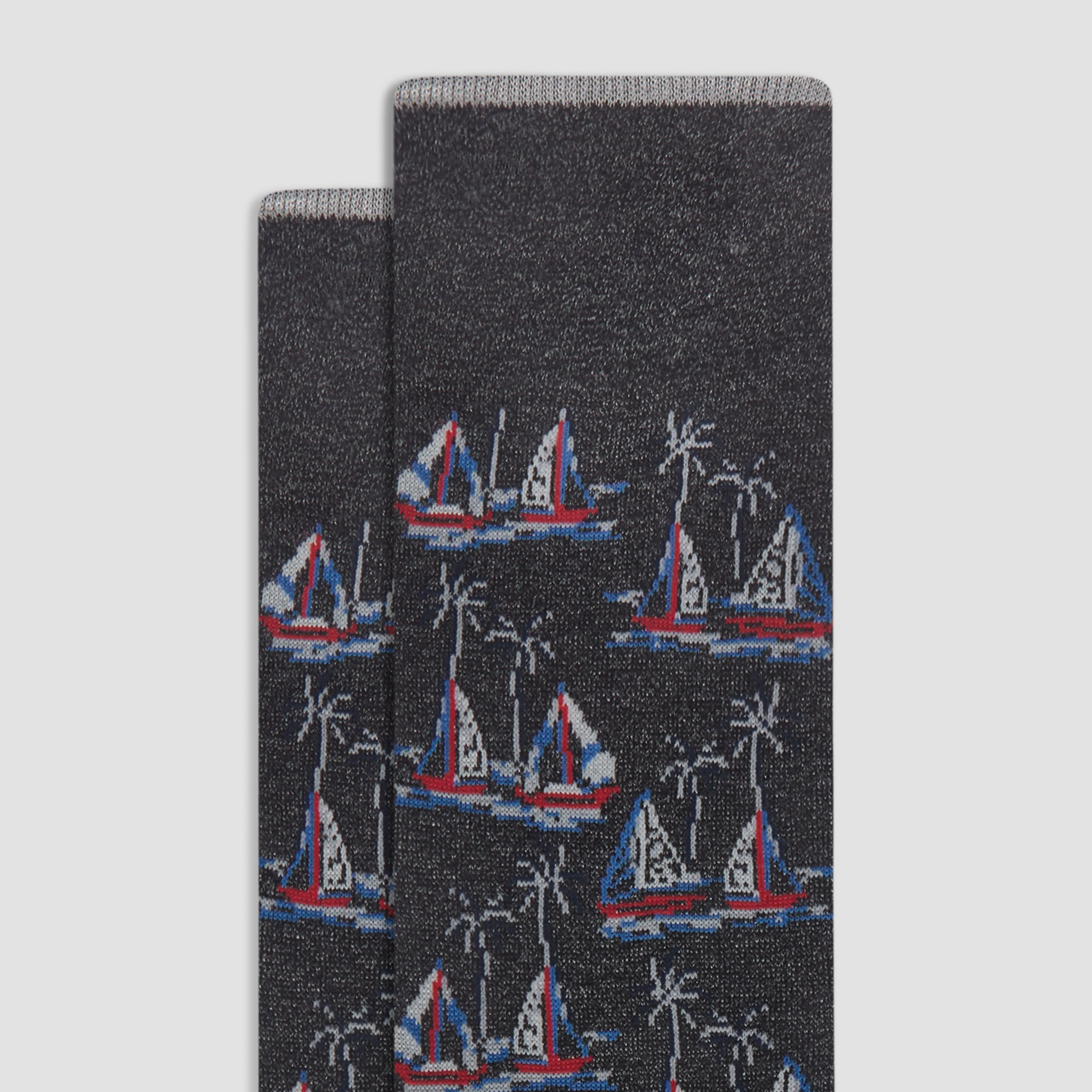 Sailboat Mid-Calf Socks sold by Bugatchi product image thumbnail 2
