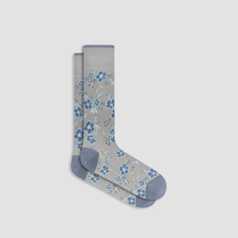 Floral Mid-Calf Socks sold by Bugatchi