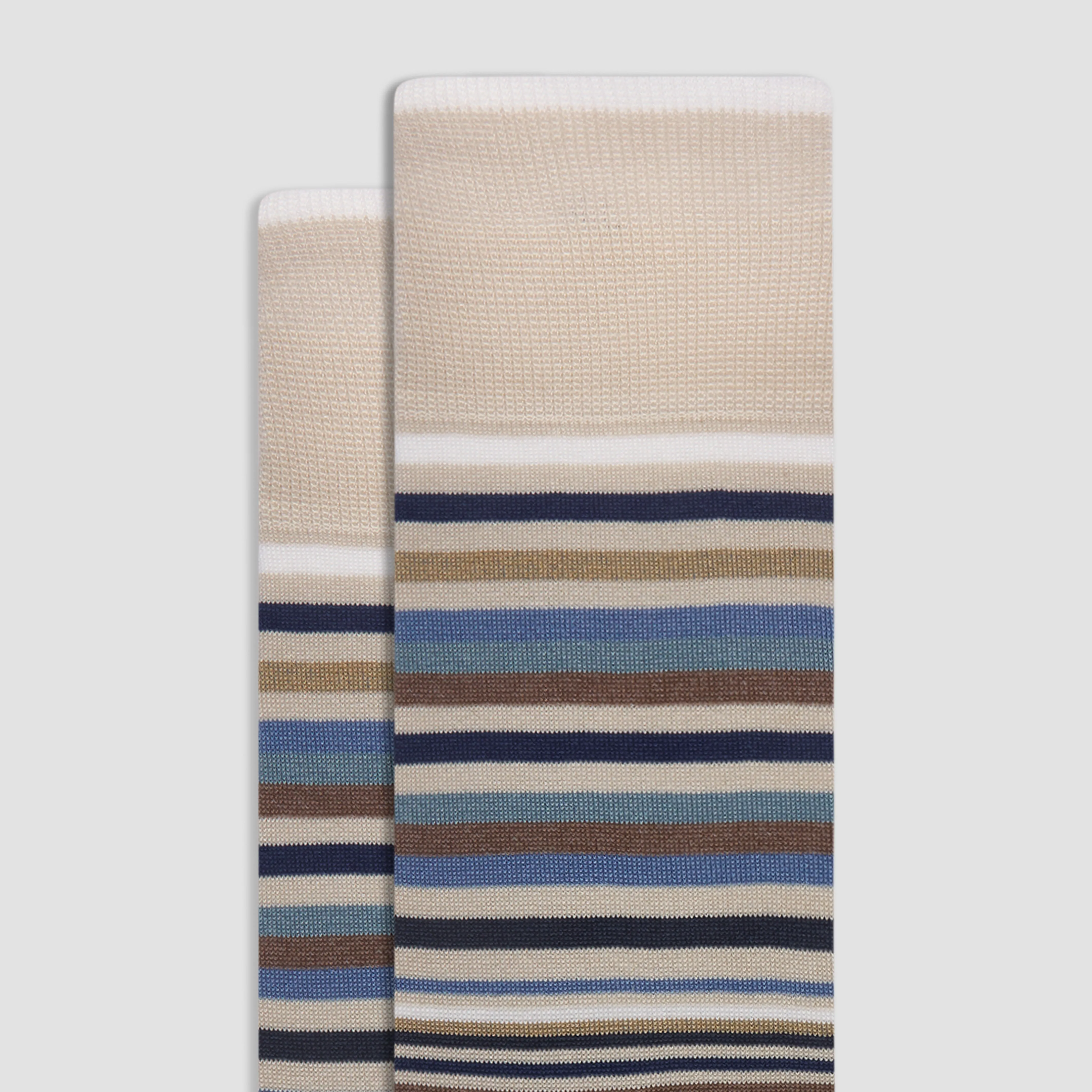 Striped Mid-Calf Socks sold by Bugatchi product image thumbnail 2