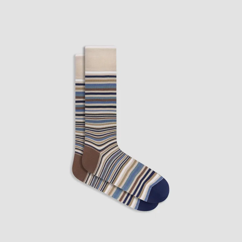 Striped Mid-Calf Socks sold by Bugatchi