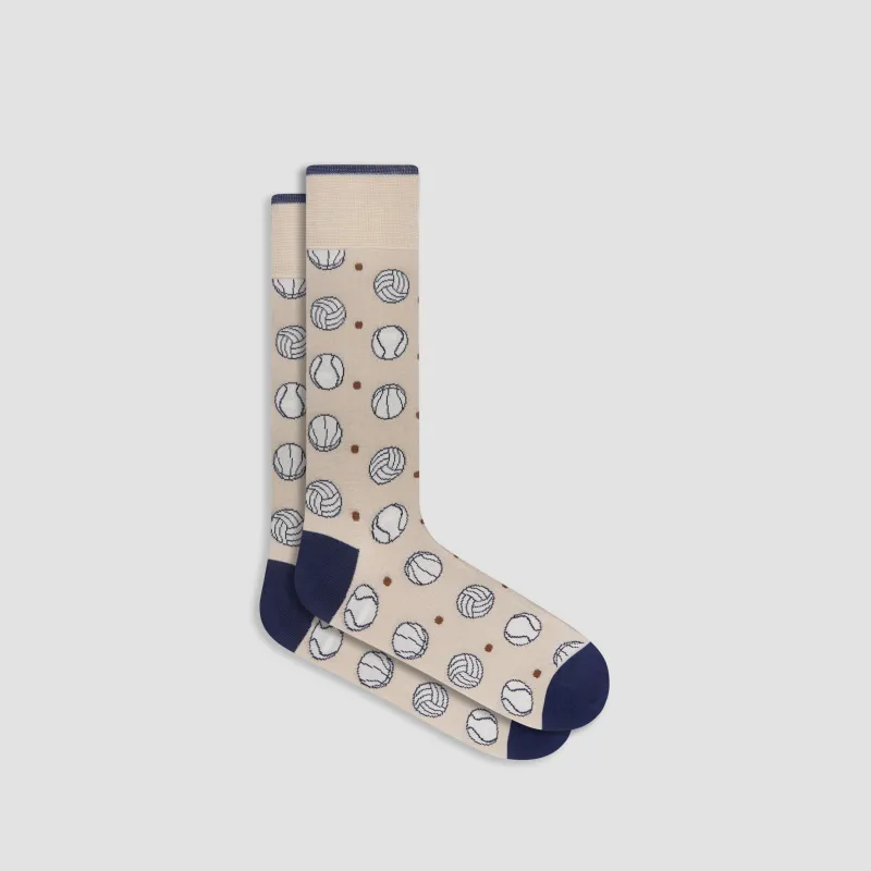 Sport Ball Mid-Calf Socks sold by Bugatchi