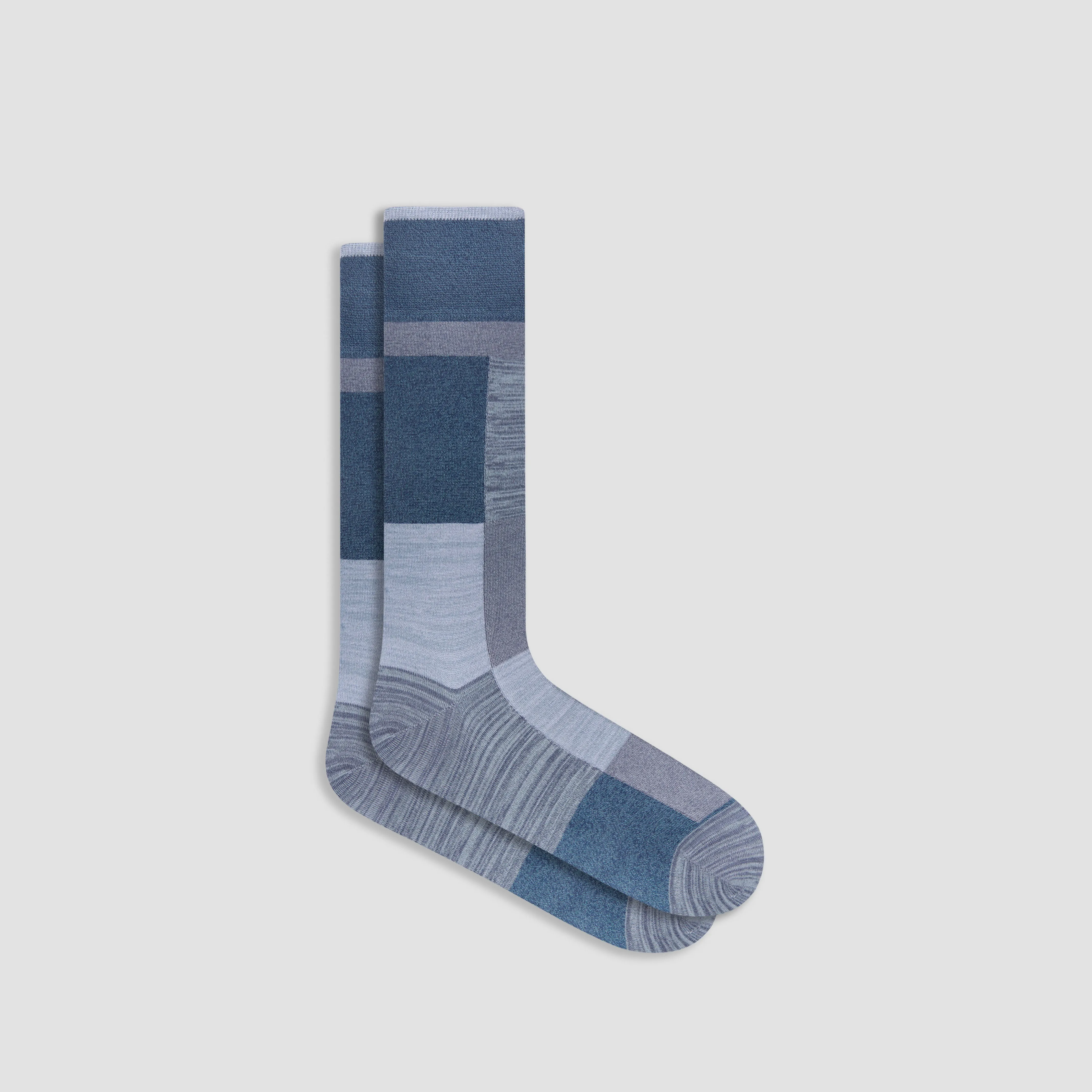 Check Mid-Calf Socks sold by Bugatchi