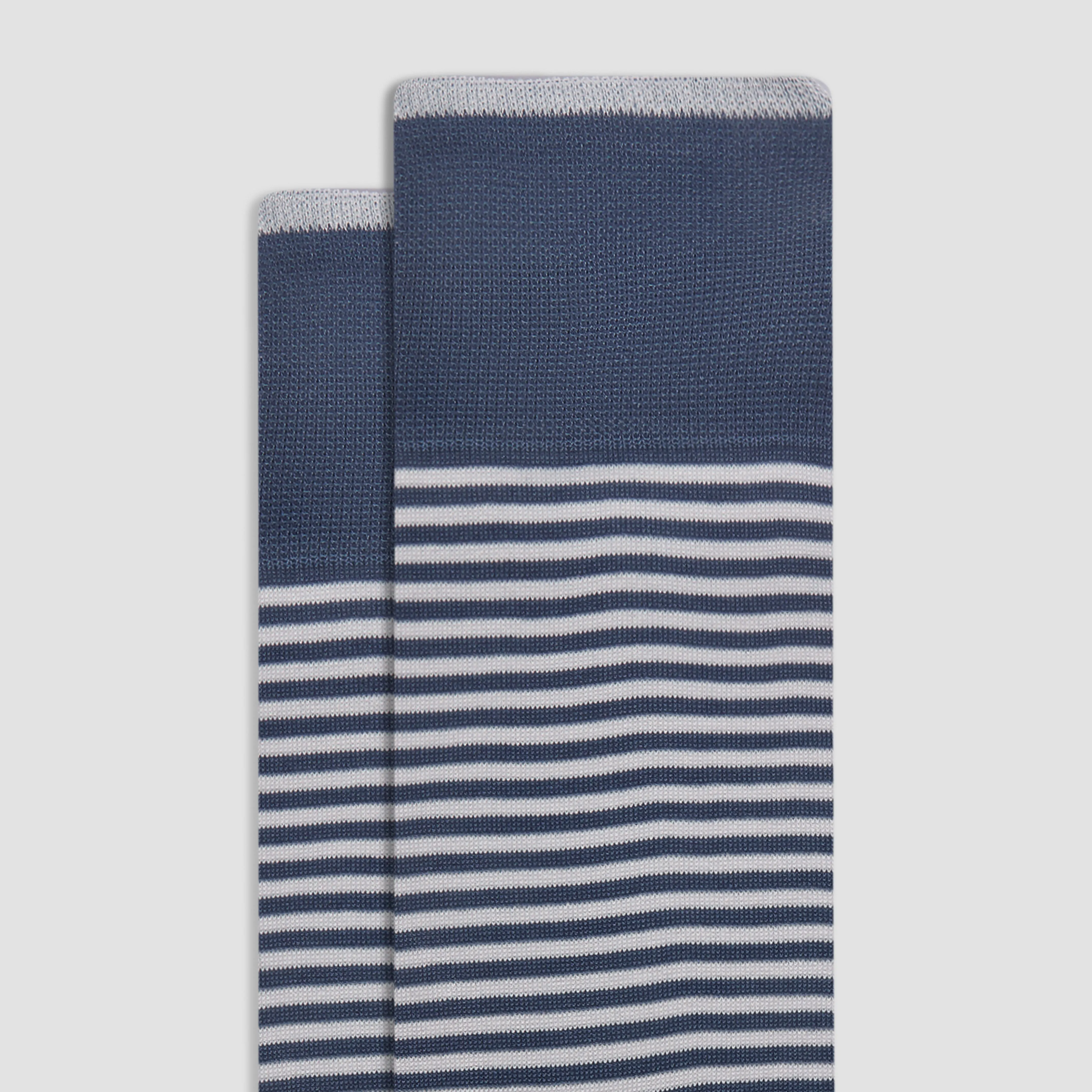 Striped Mid-Calf Socks sold by Bugatchi product image thumbnail 2