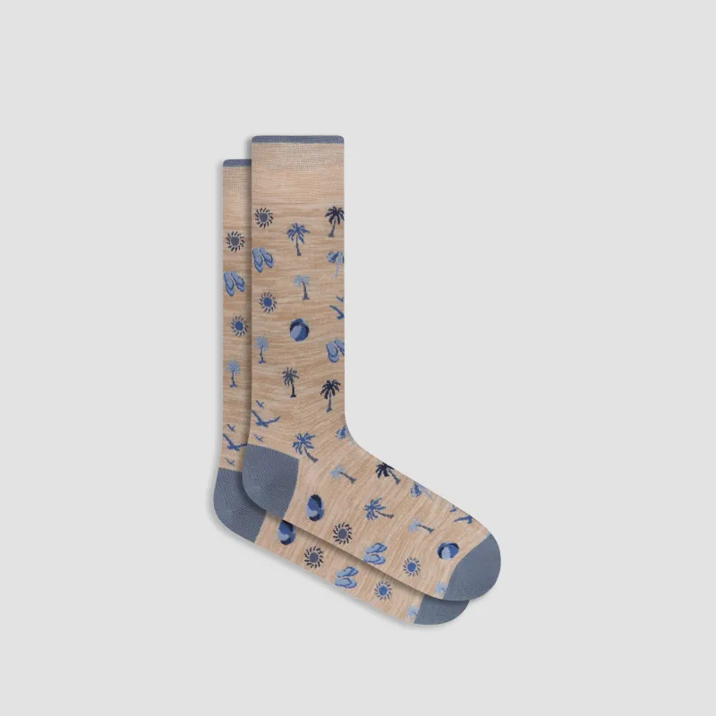 Beach Vibe Mid-Calf Socks sold by Bugatchi