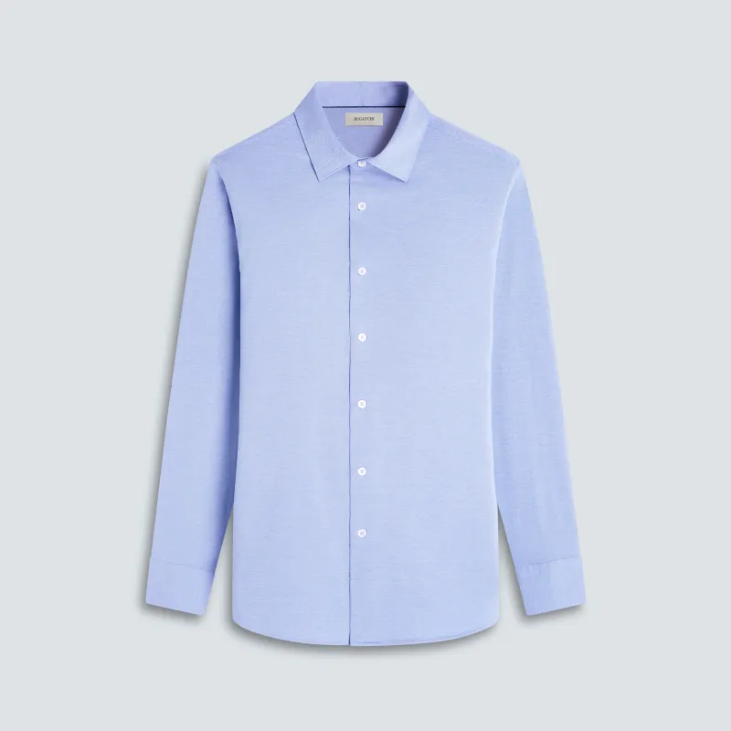 James Diagonal Twill Print OoohCotton Shirt sold by Bugatchi