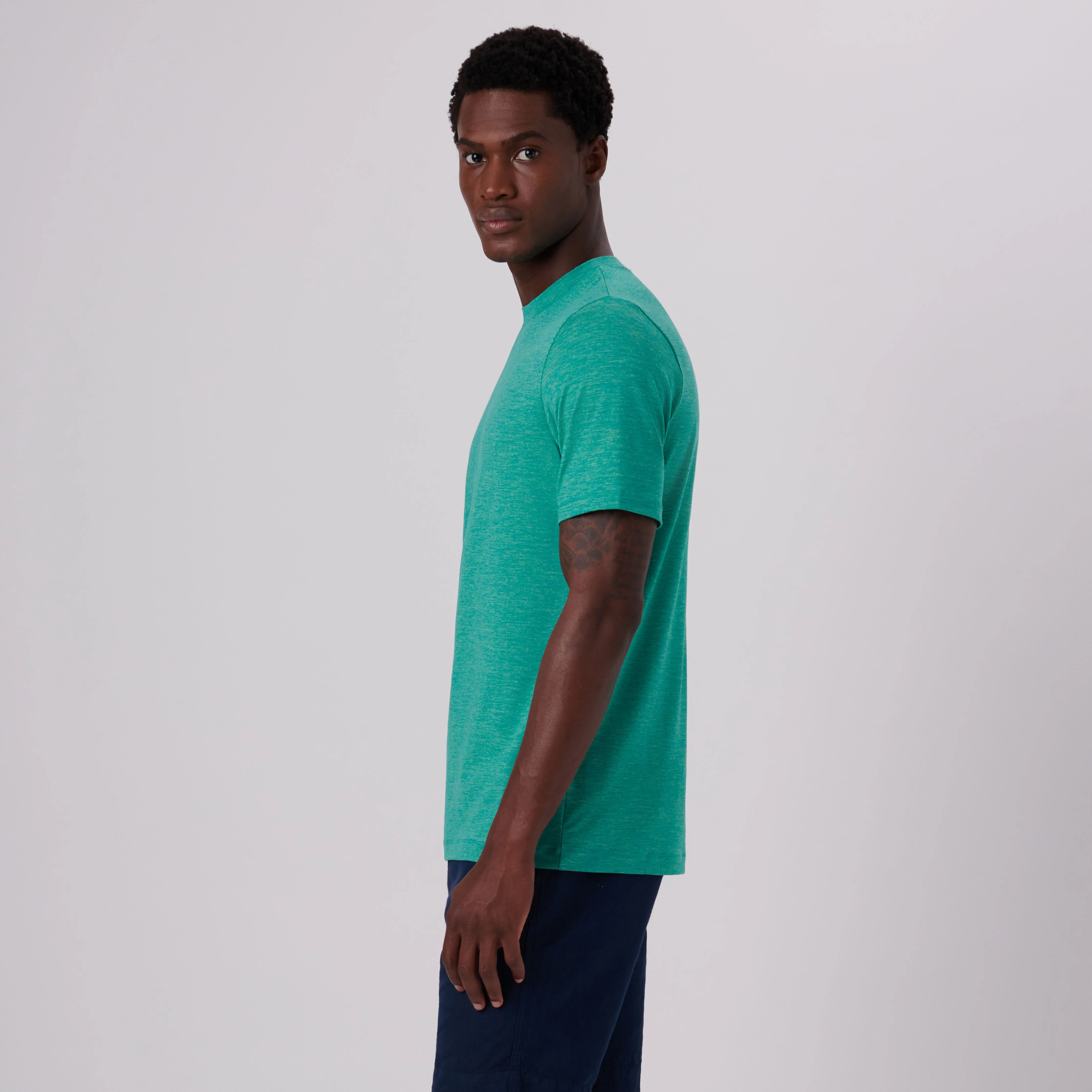 Reed Performance Crew Neck With SPF50+ sold by Bugatchi product image thumbnail 3