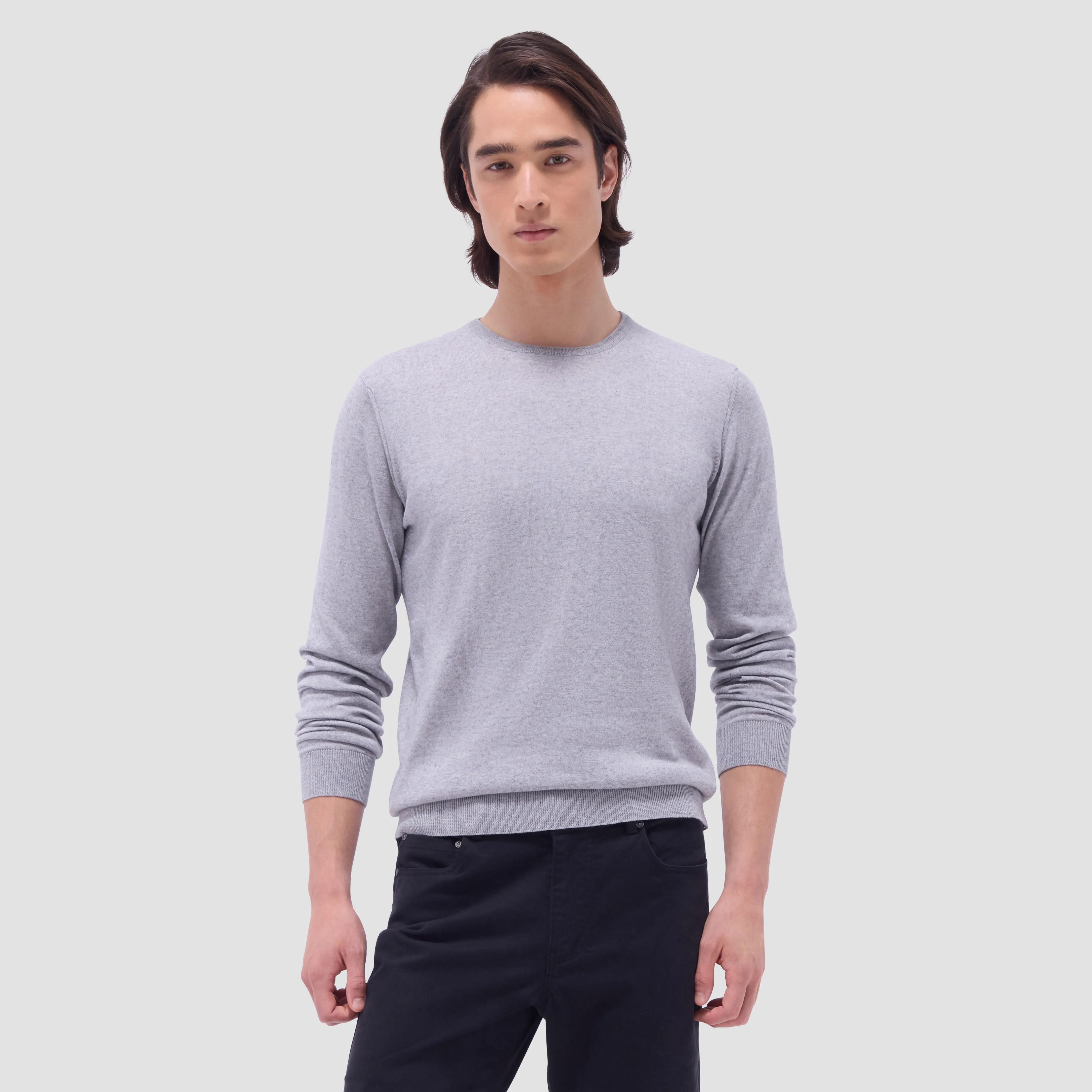 Solid Crew Neck Sweater sold by Bugatchi product image thumbnail 2