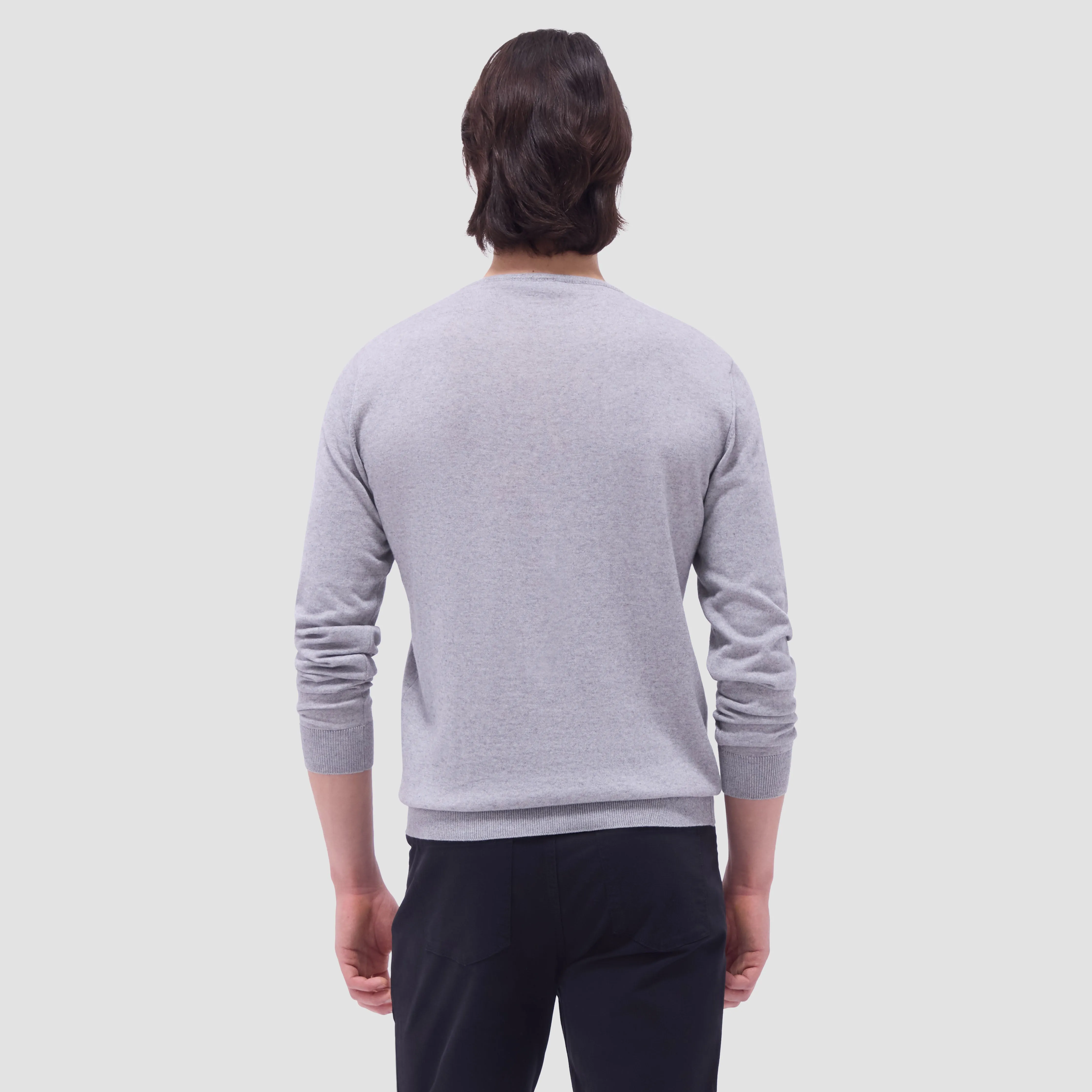 Solid Crew Neck Sweater sold by Bugatchi product image thumbnail 4