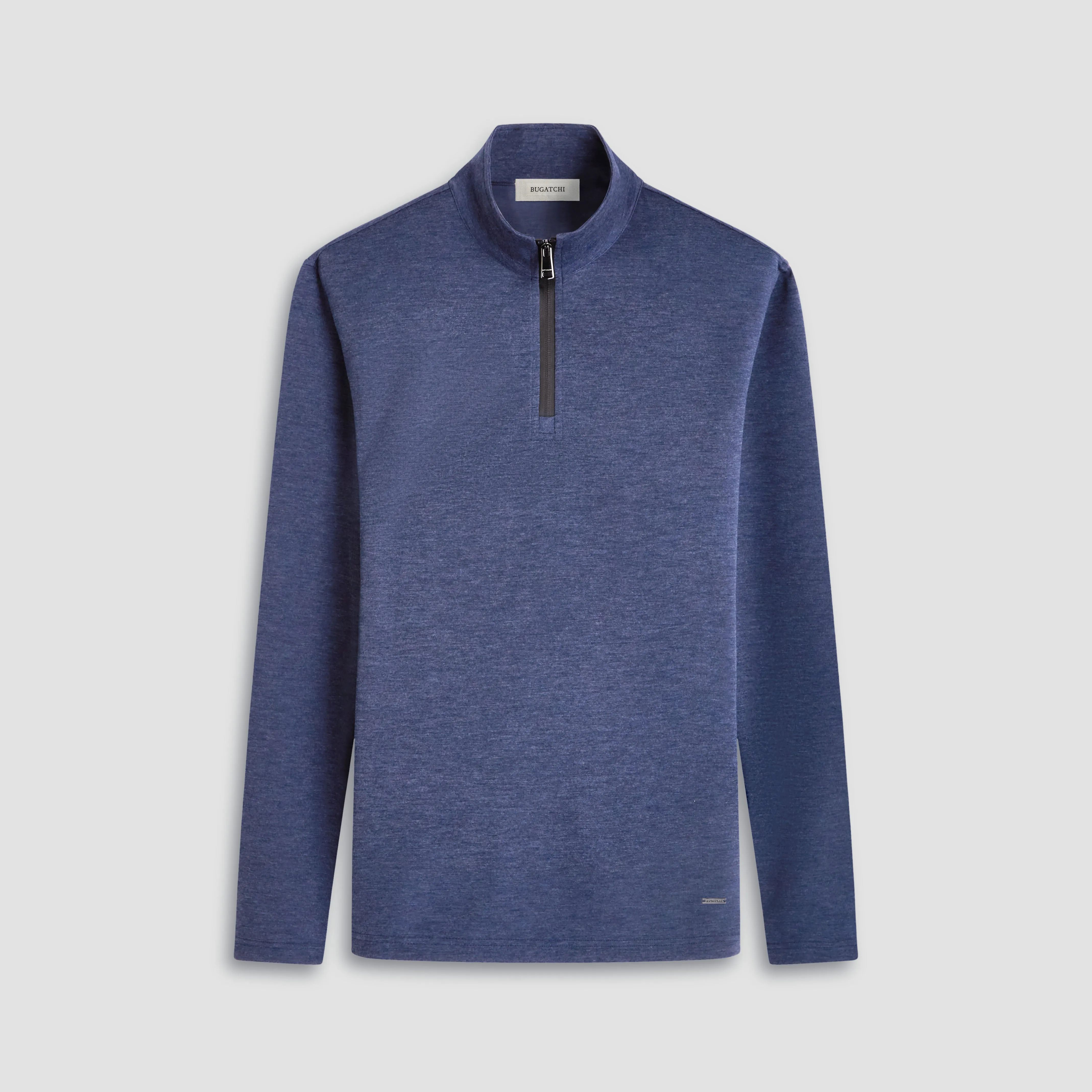 Soft Touch Heather Quarter-Zip Pullover sold by Bugatchi