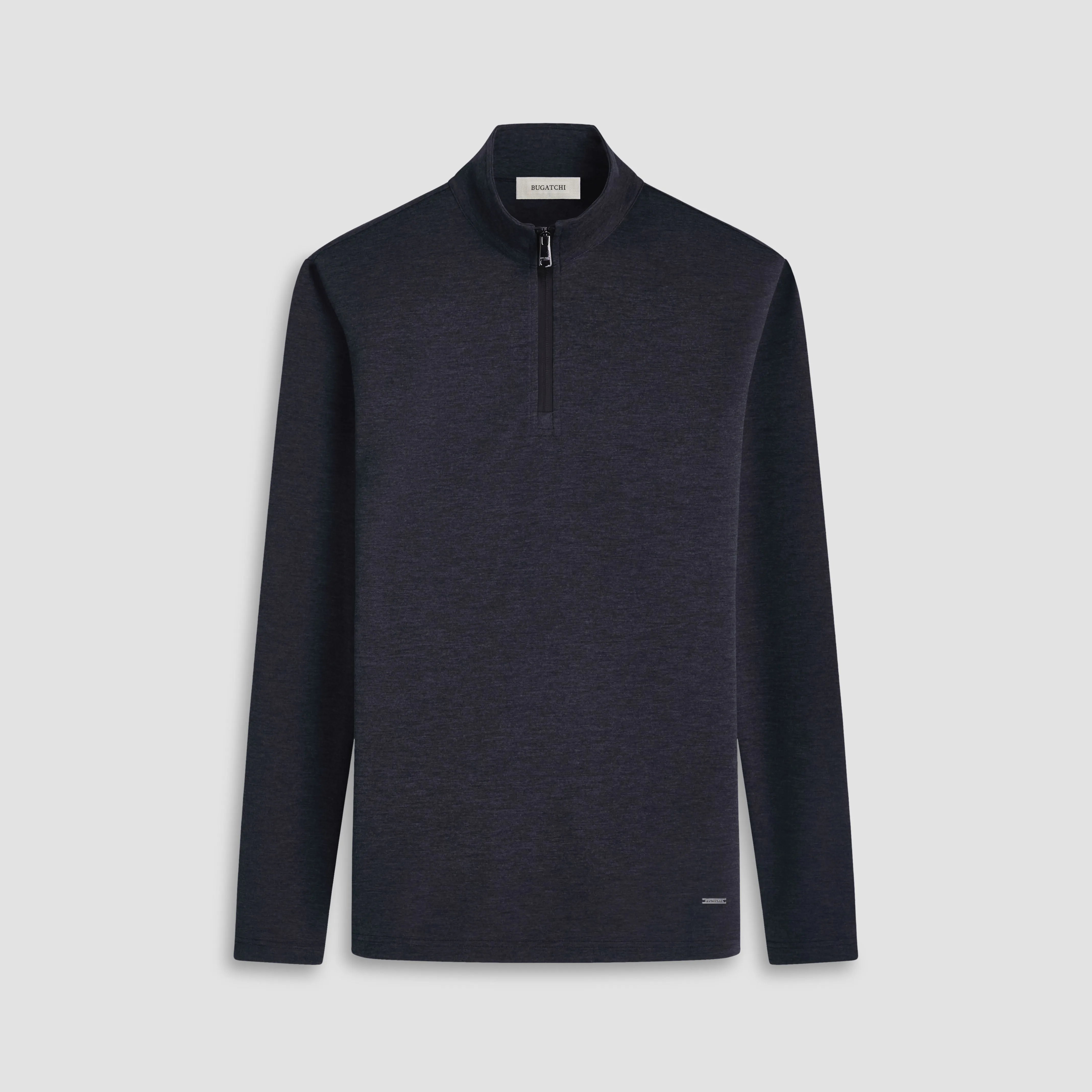 Soft Touch Heather Quarter-Zip Pullover sold by Bugatchi
