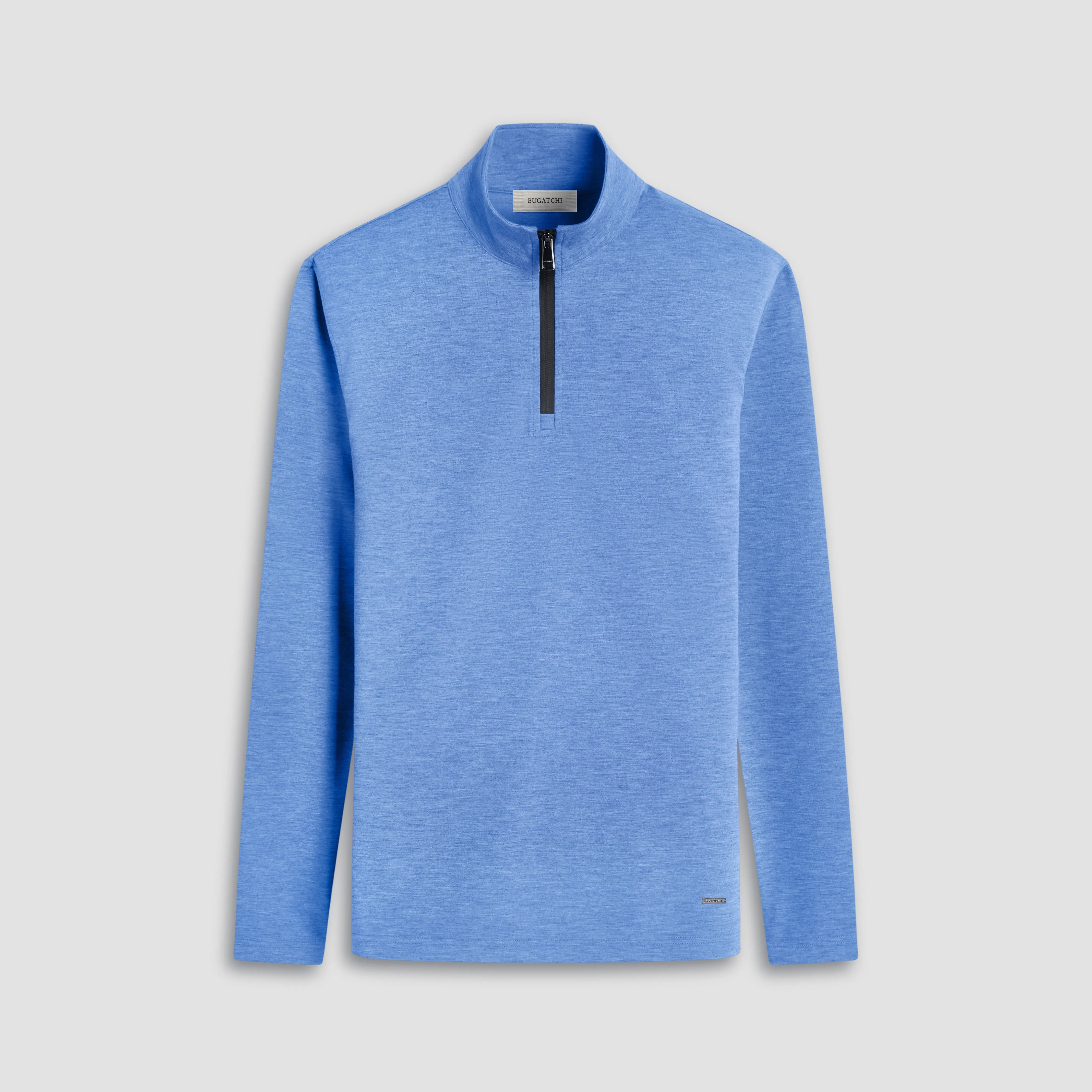 Soft Touch Heather Quarter-Zip Pullover sold by Bugatchi