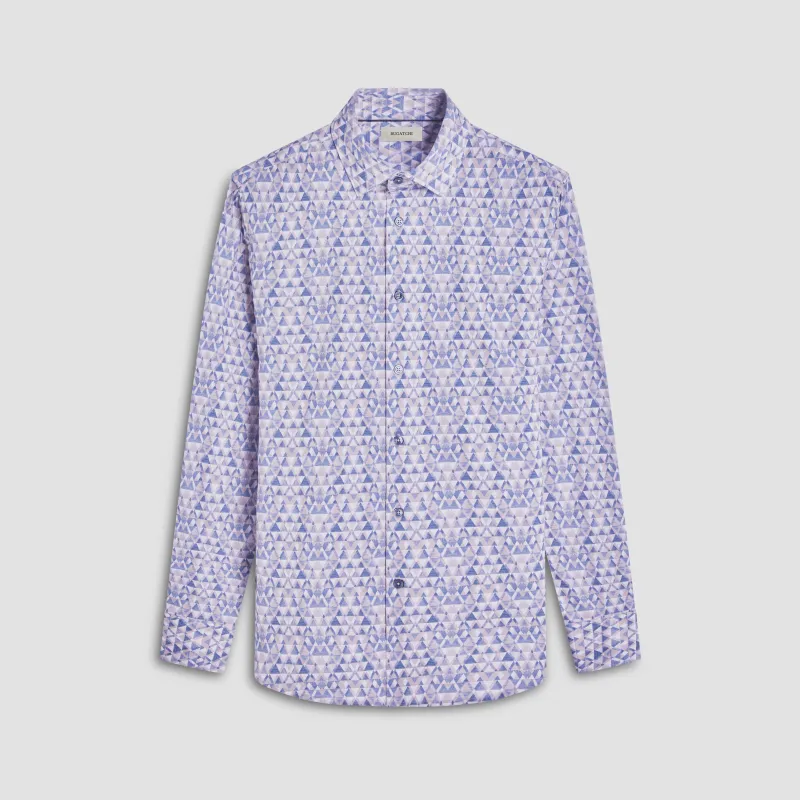James Geometric OoohCotton Shirt sold by Bugatchi