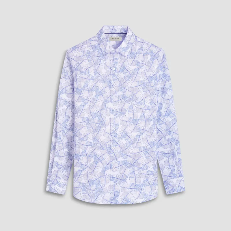 Julian Leaf Print Shirt sold by Bugatchi