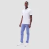 Performance Heather Quarter-Zip Polo Shirt sold by Bugatchi
