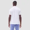 Performance Heather Quarter-Zip Polo Shirt sold by Bugatchi