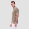 Textured Geometric Short-Sleeve Knit Shirt sold by Bugatchi