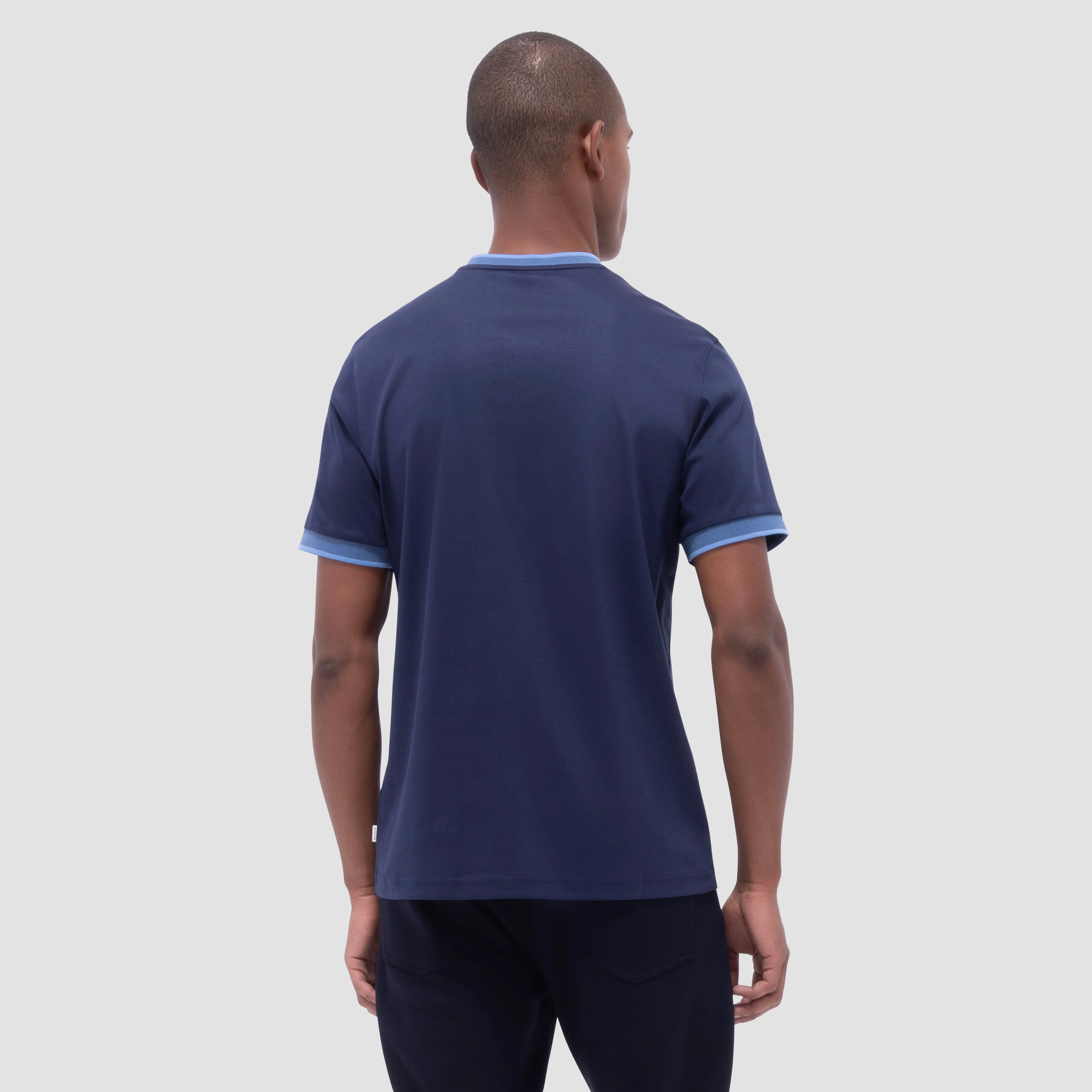 Solid Crew Neck T-Shirt sold by Bugatchi product image thumbnail 4