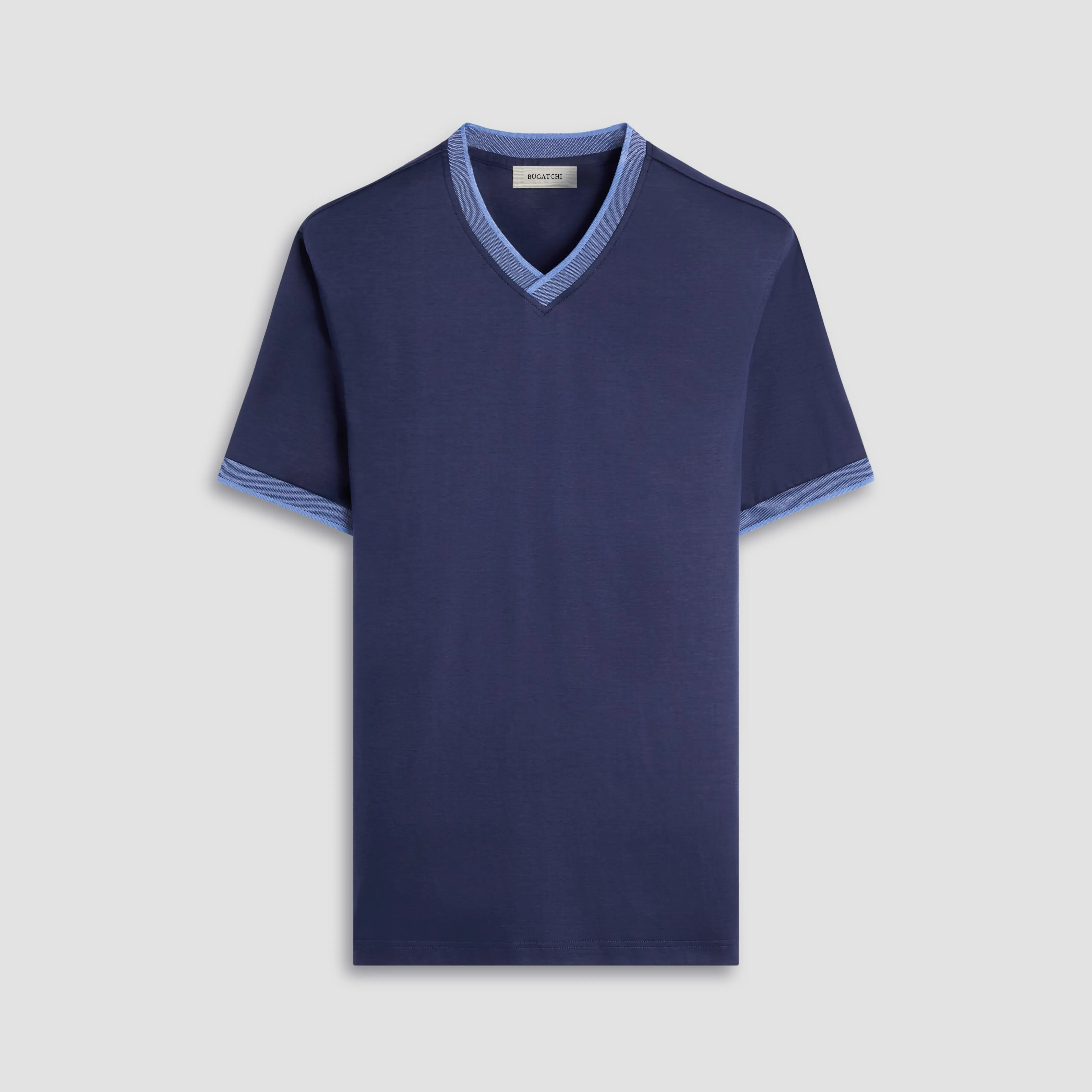 Solid Crew Neck T-Shirt sold by Bugatchi