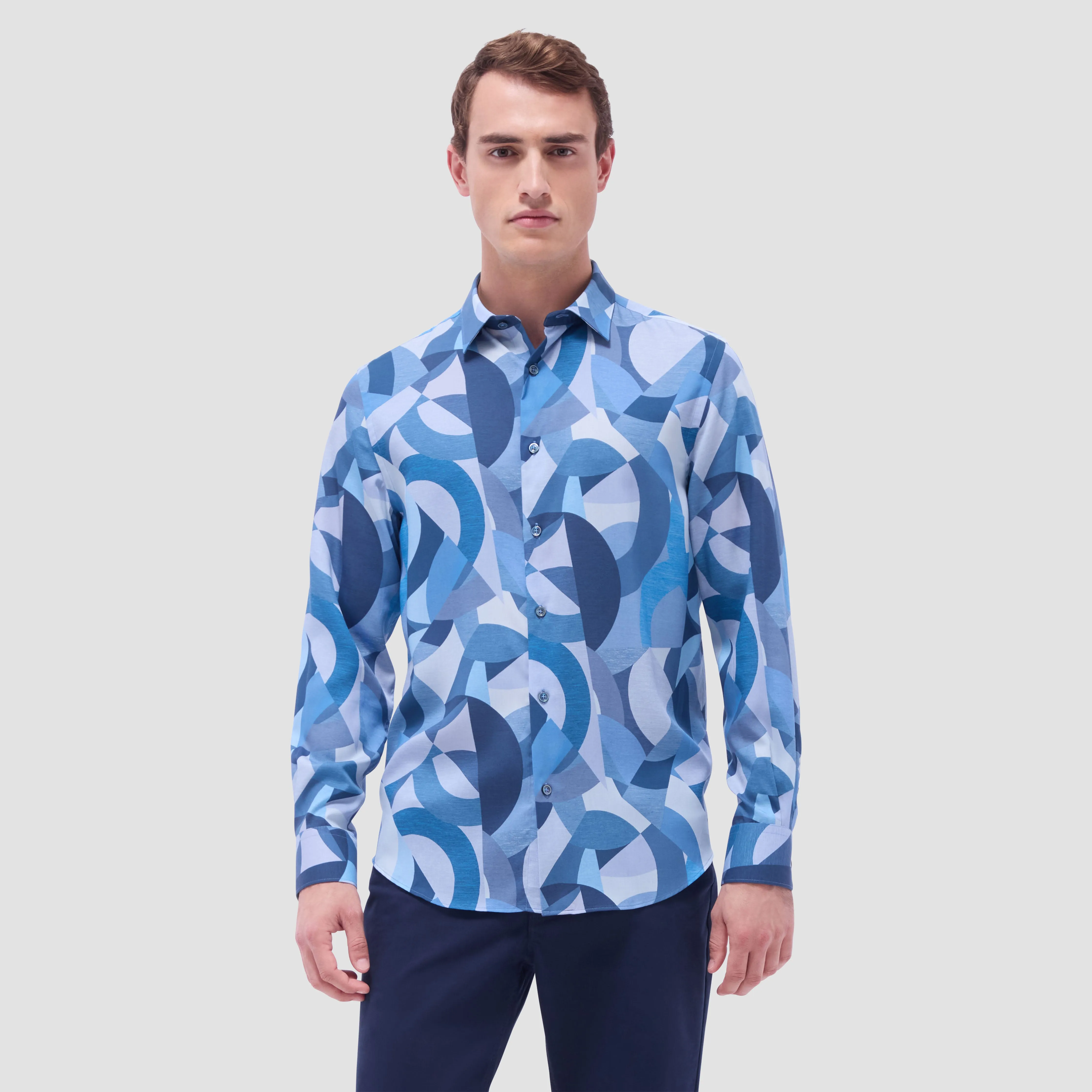 Julian Abstract Shirt sold by Bugatchi product image thumbnail 3
