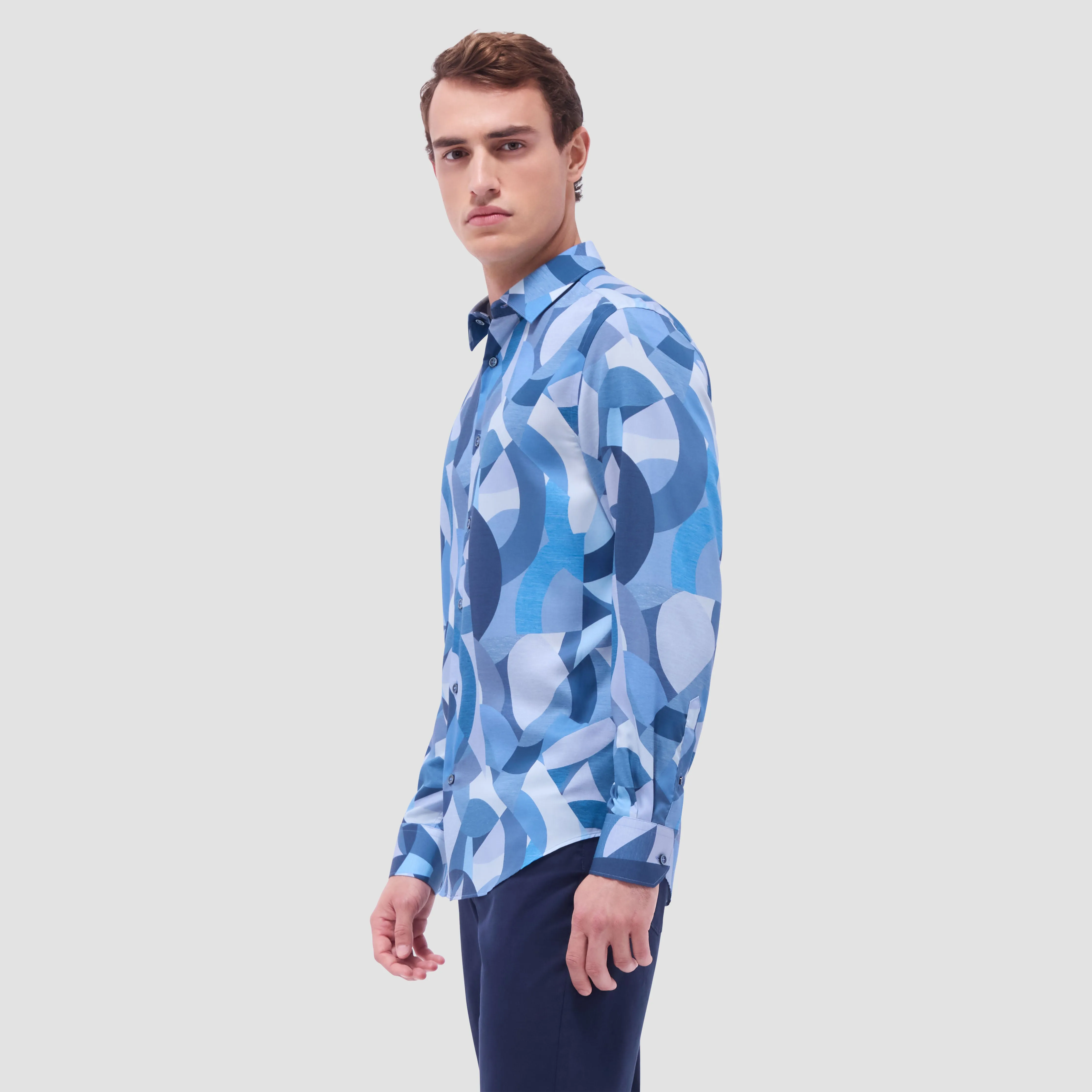 Julian Abstract Shirt sold by Bugatchi product image thumbnail 4