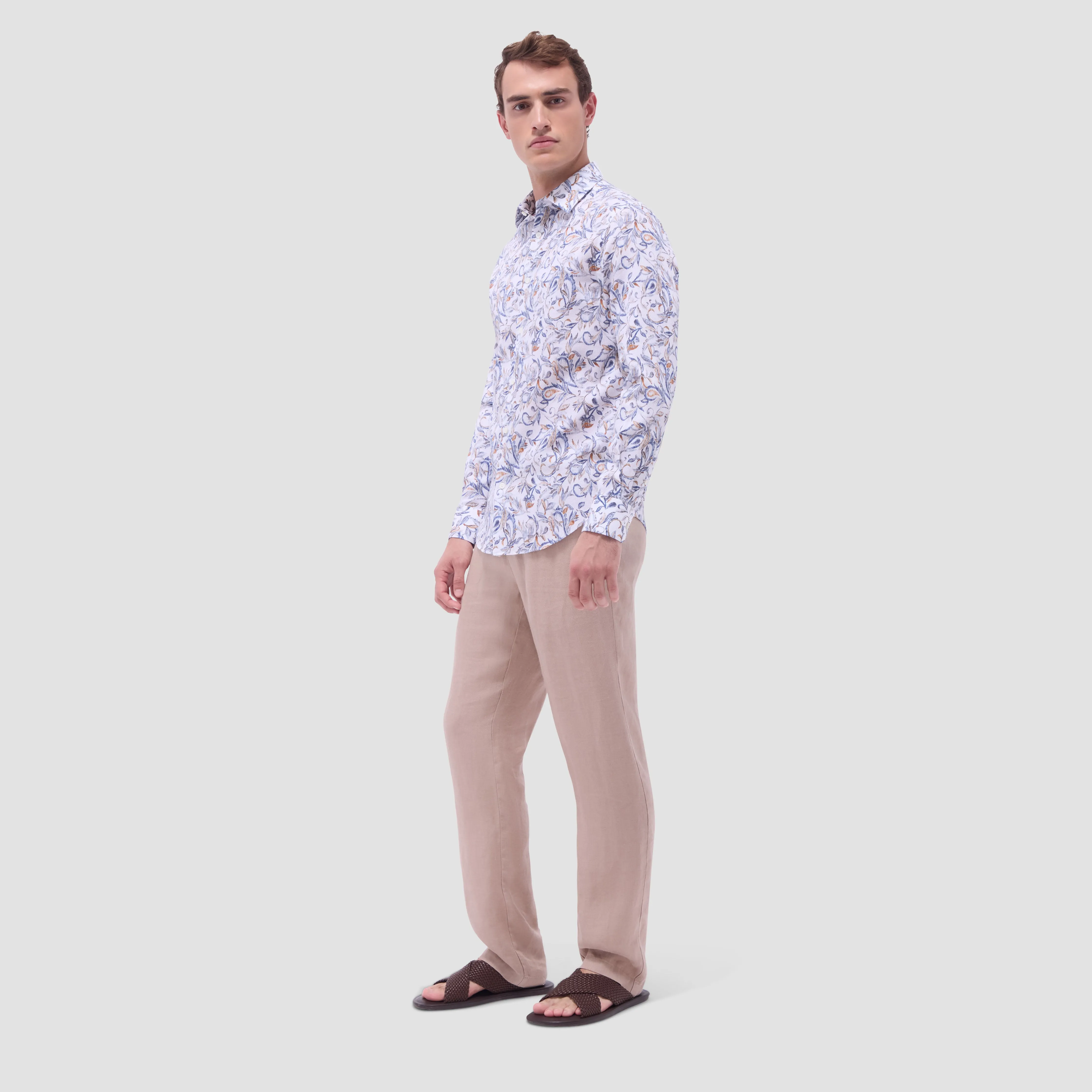 Julian Floral Shirt sold by Bugatchi product image thumbnail 5