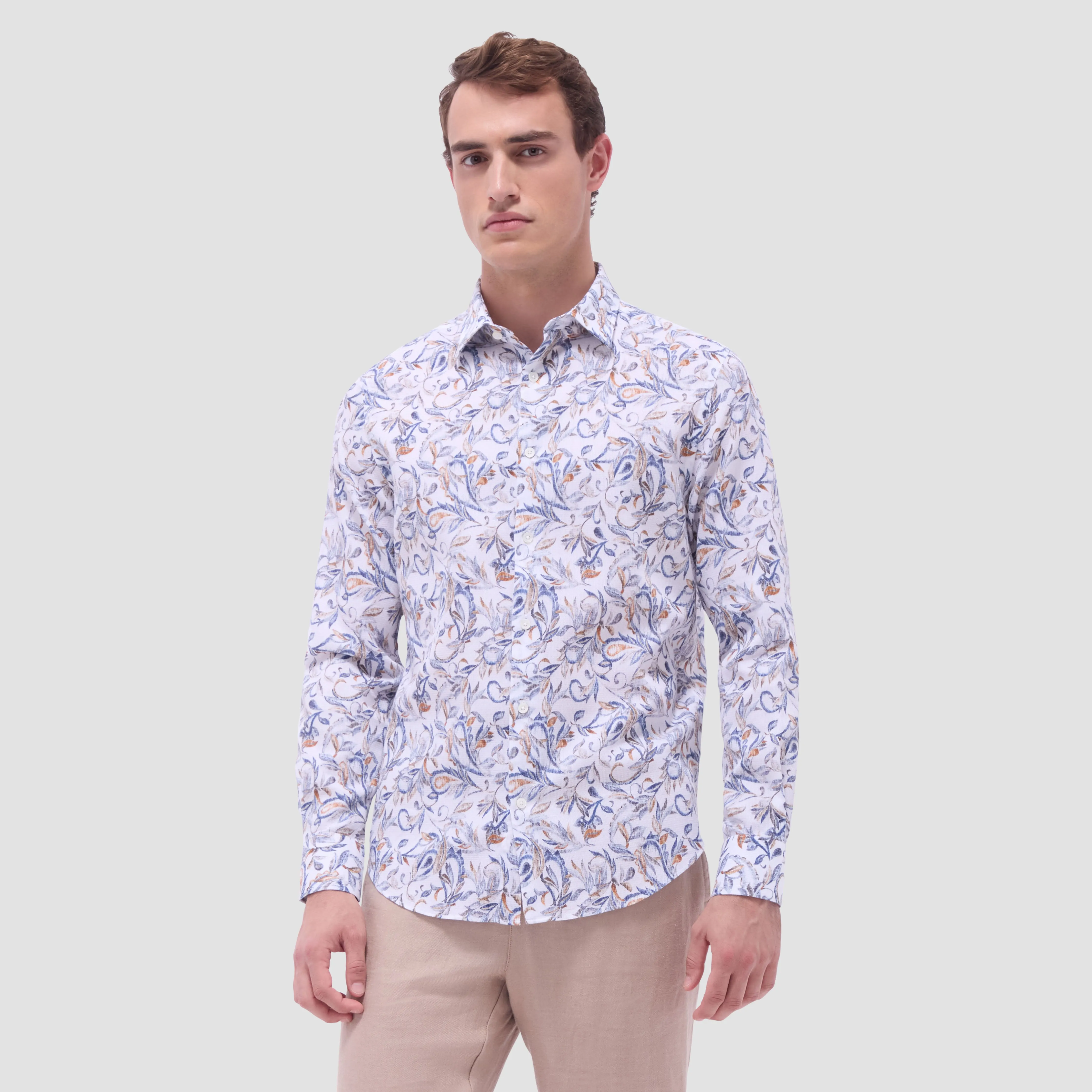 Julian Floral Shirt sold by Bugatchi product image thumbnail 2