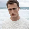 Texture Stitch Crew Neck Sweater sold by Bugatchi