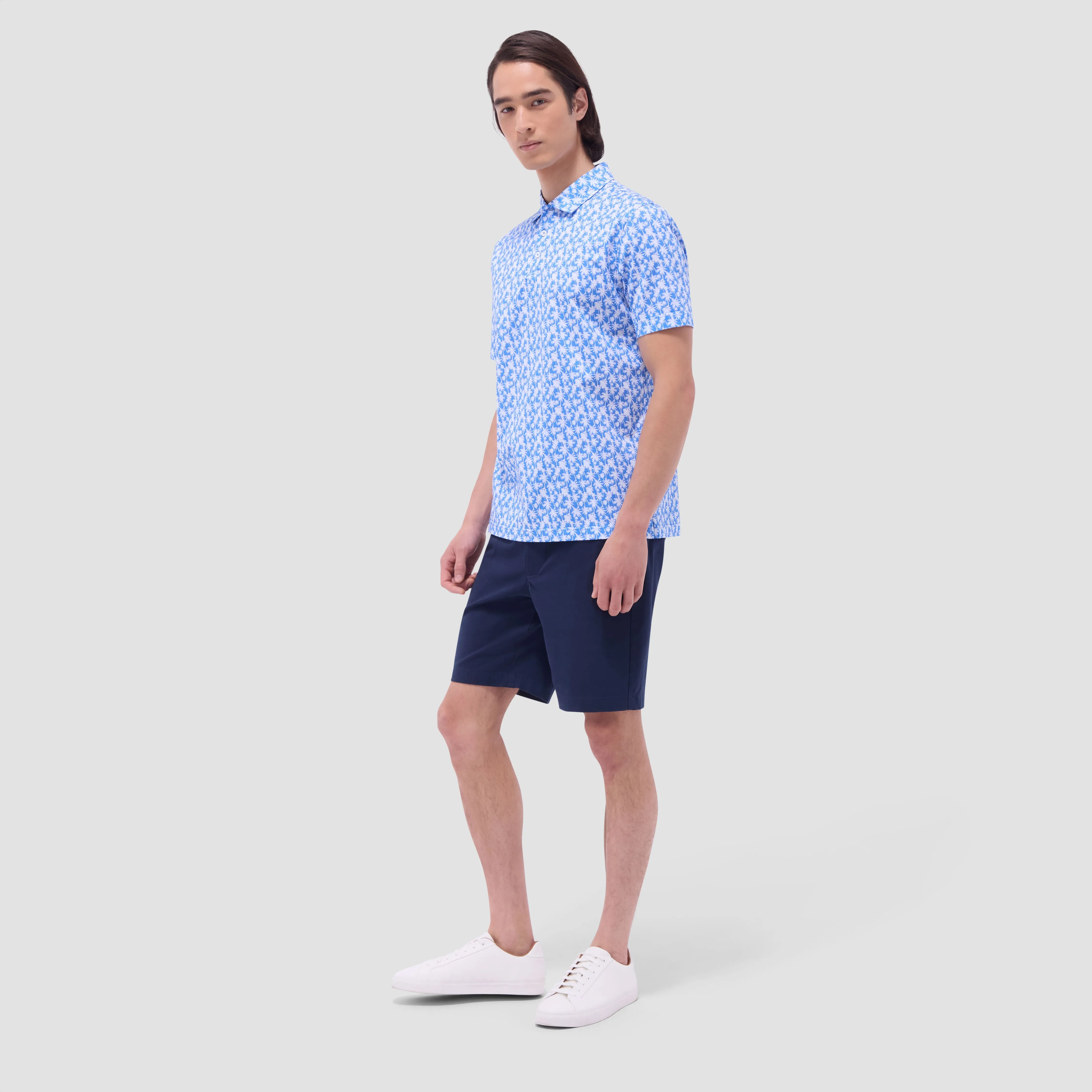 Victor Palm Tree OoohCotton Polo Shirt sold by Bugatchi product image thumbnail 5