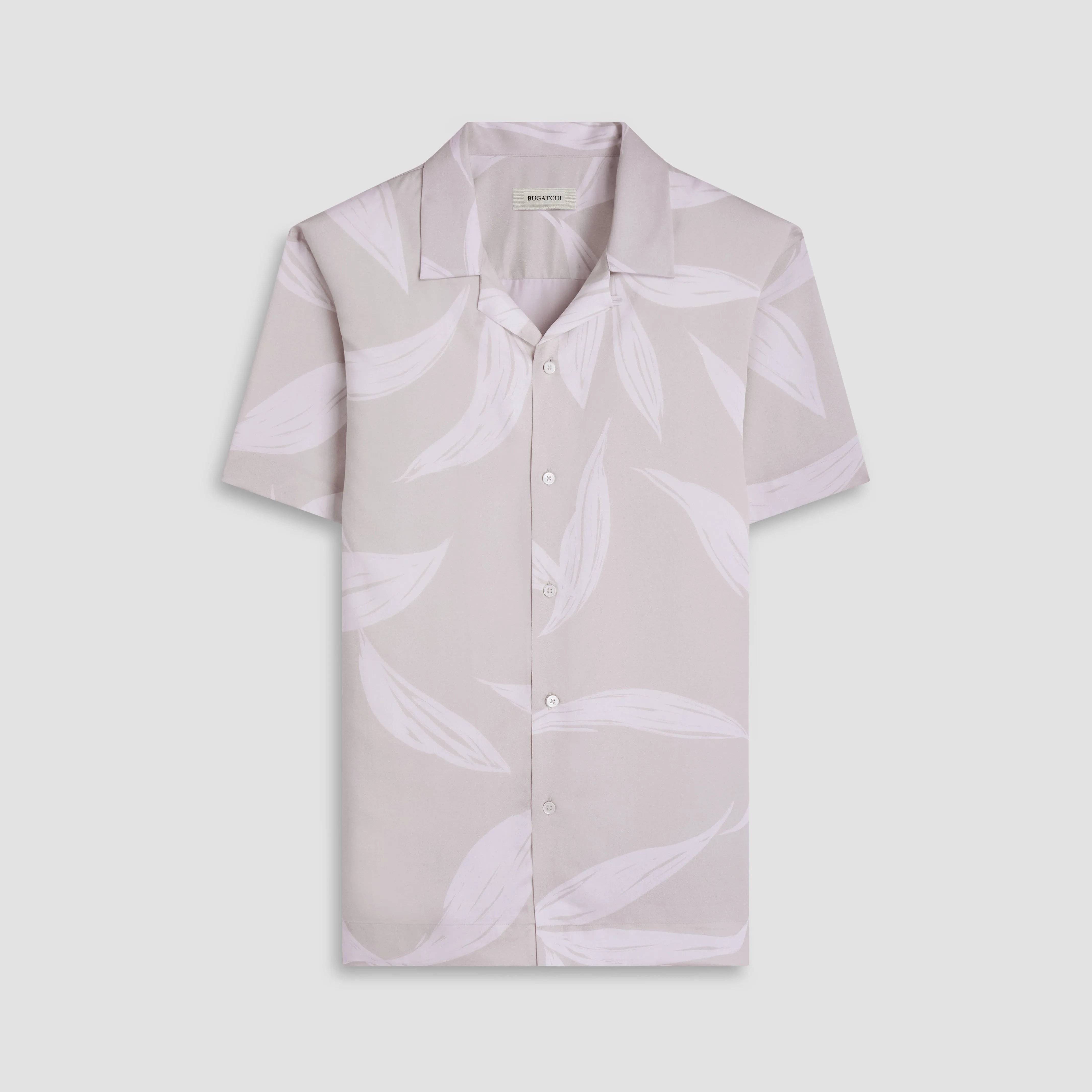 Jackson Leaf Print Camp Shirt sold by Bugatchi product image thumbnail 2