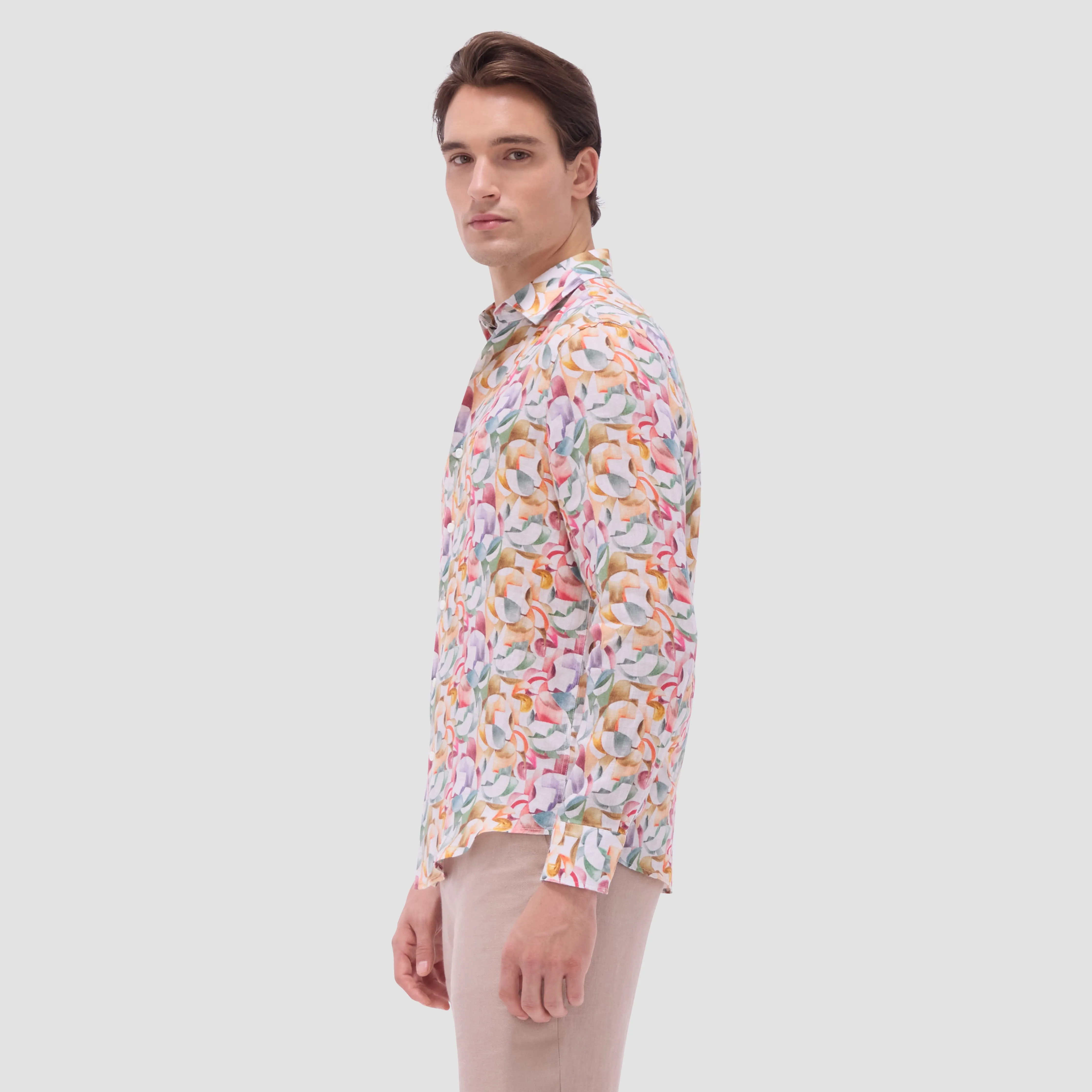 Julian Abstract Shirt sold by Bugatchi product image thumbnail 3