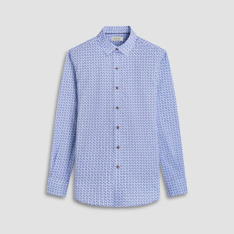 Karl Geometric Floral Shirt sold by Bugatchi