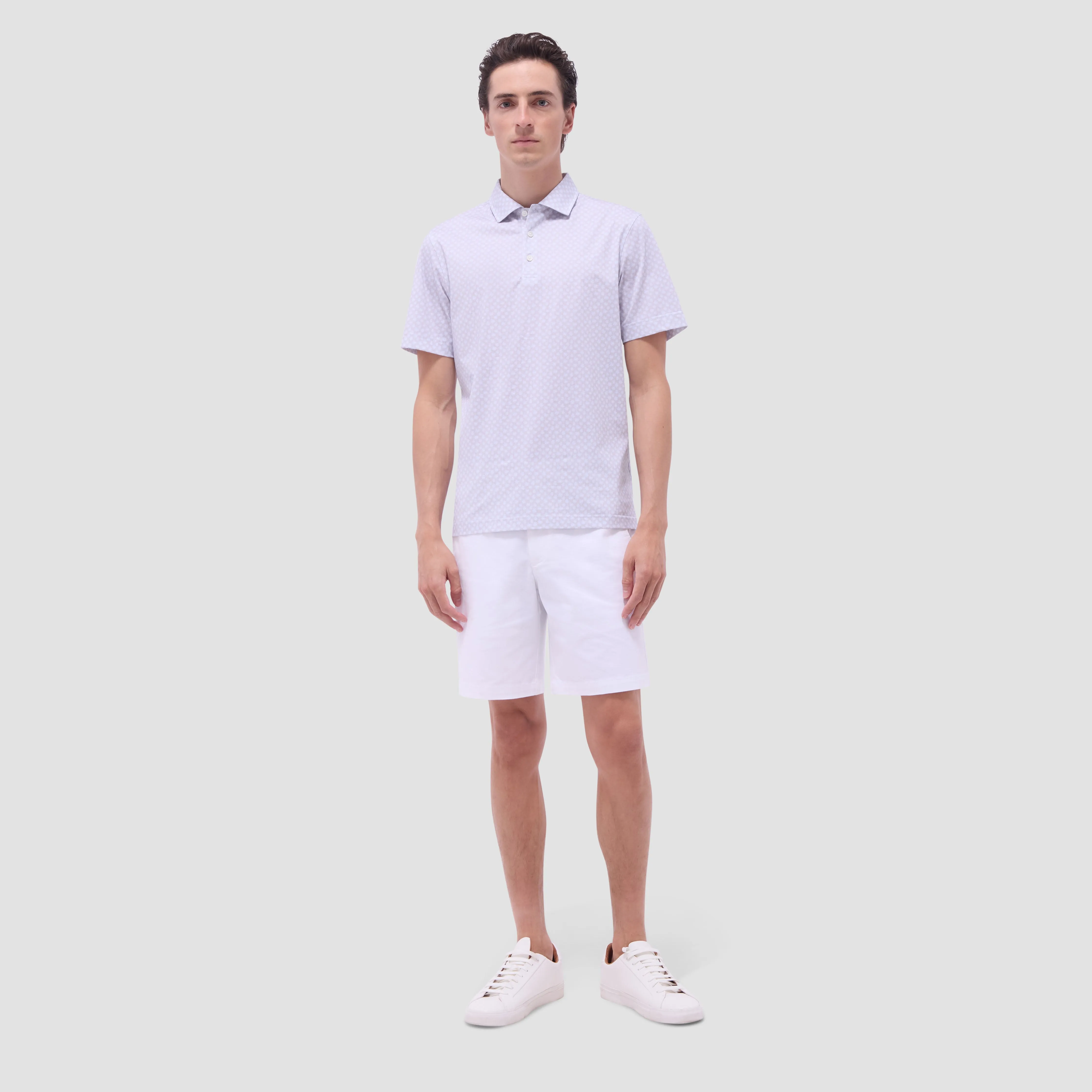 Victor Palm Tree OoohCotton Polo Shirt sold by Bugatchi product image thumbnail 5