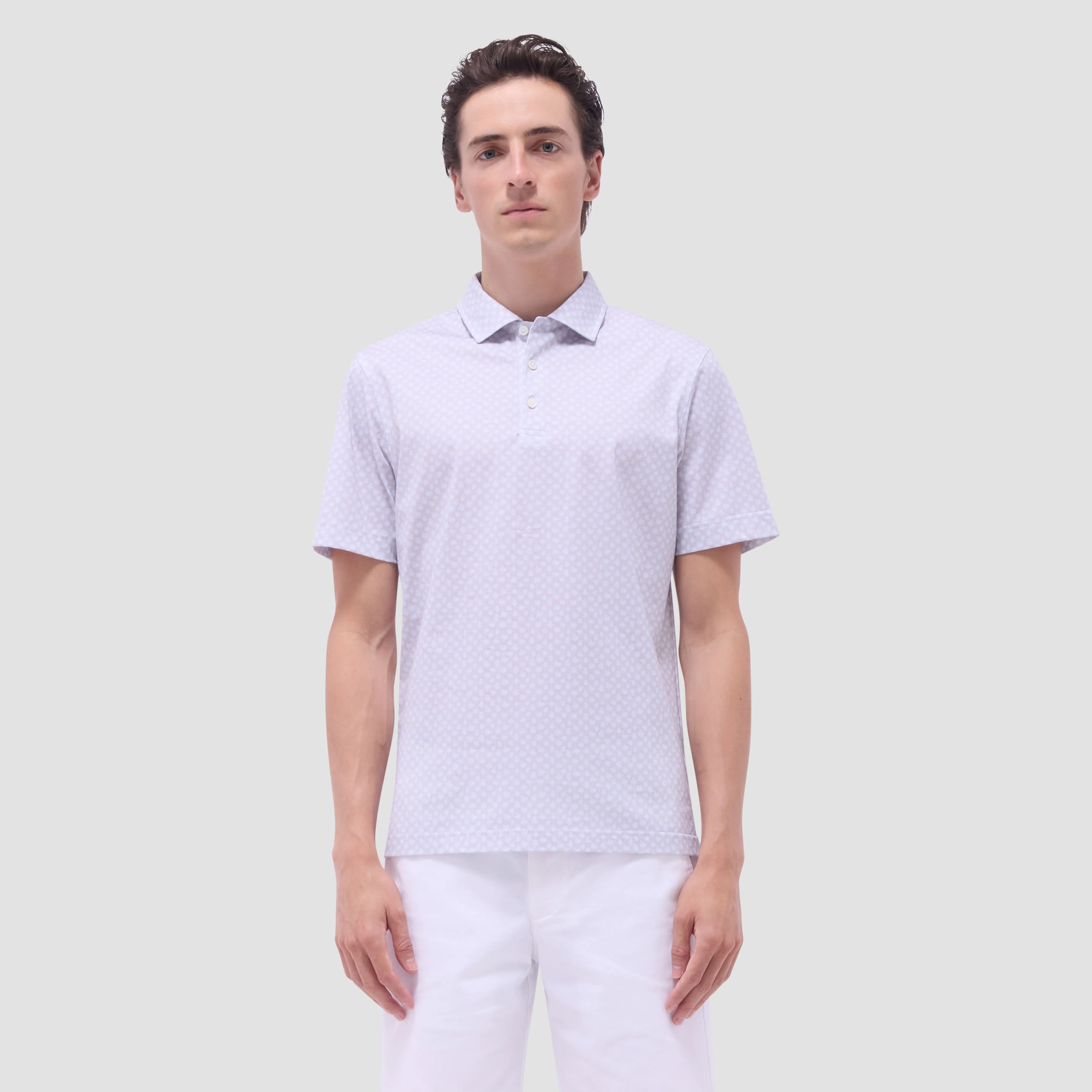 Victor Palm Tree OoohCotton Polo Shirt sold by Bugatchi product image thumbnail 2