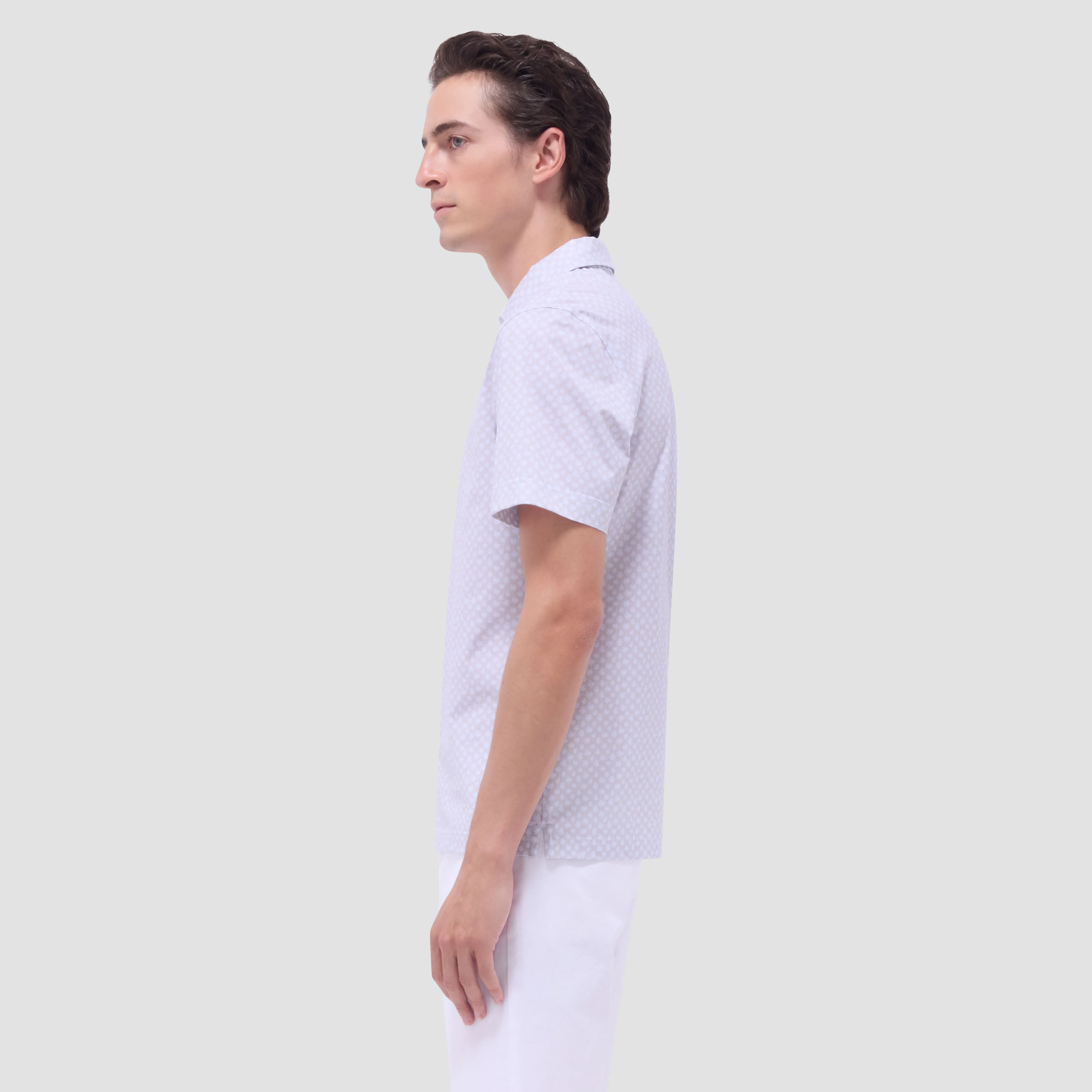 Victor Palm Tree OoohCotton Polo Shirt sold by Bugatchi product image thumbnail 3