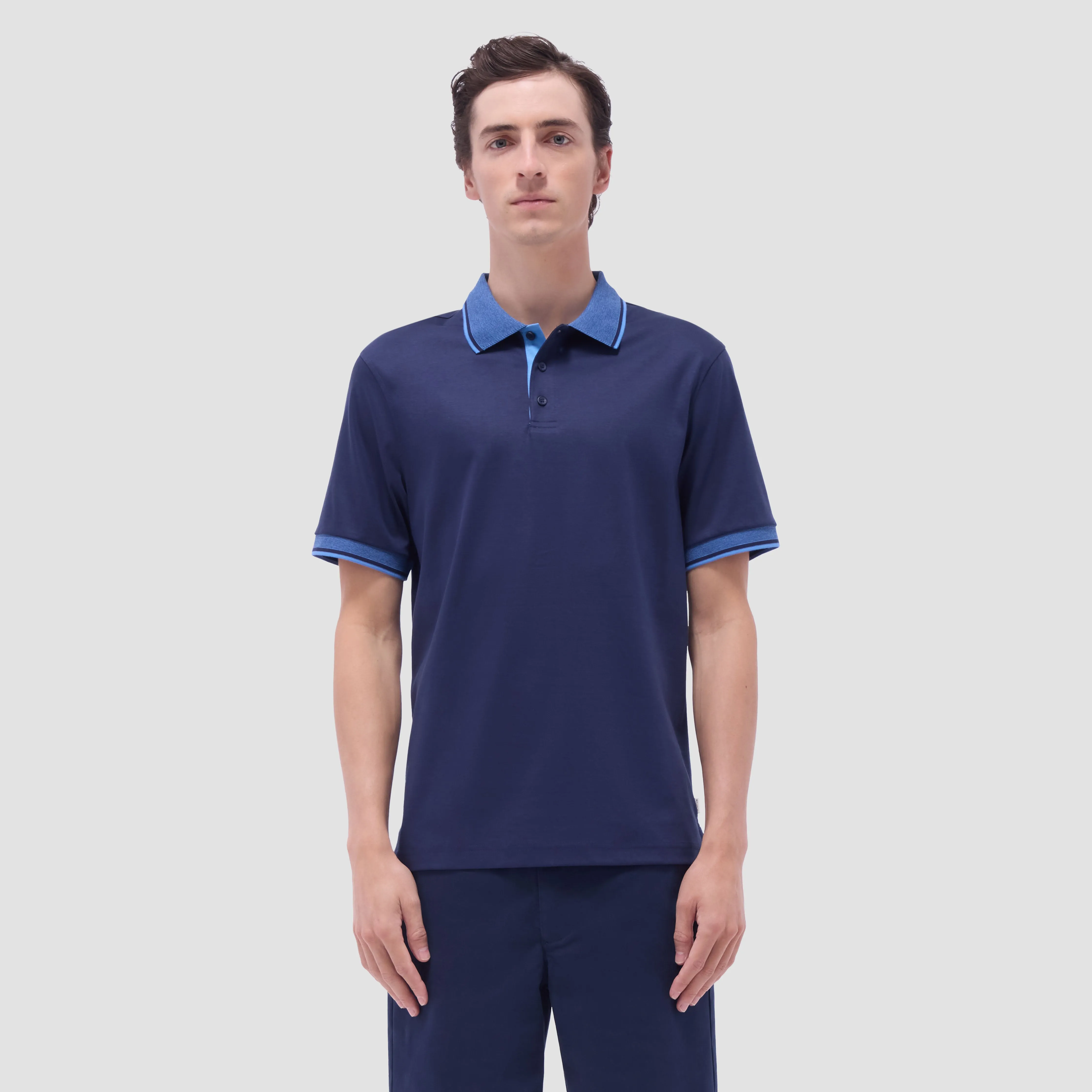 Solid Polo Shirt sold by Bugatchi product image thumbnail 2