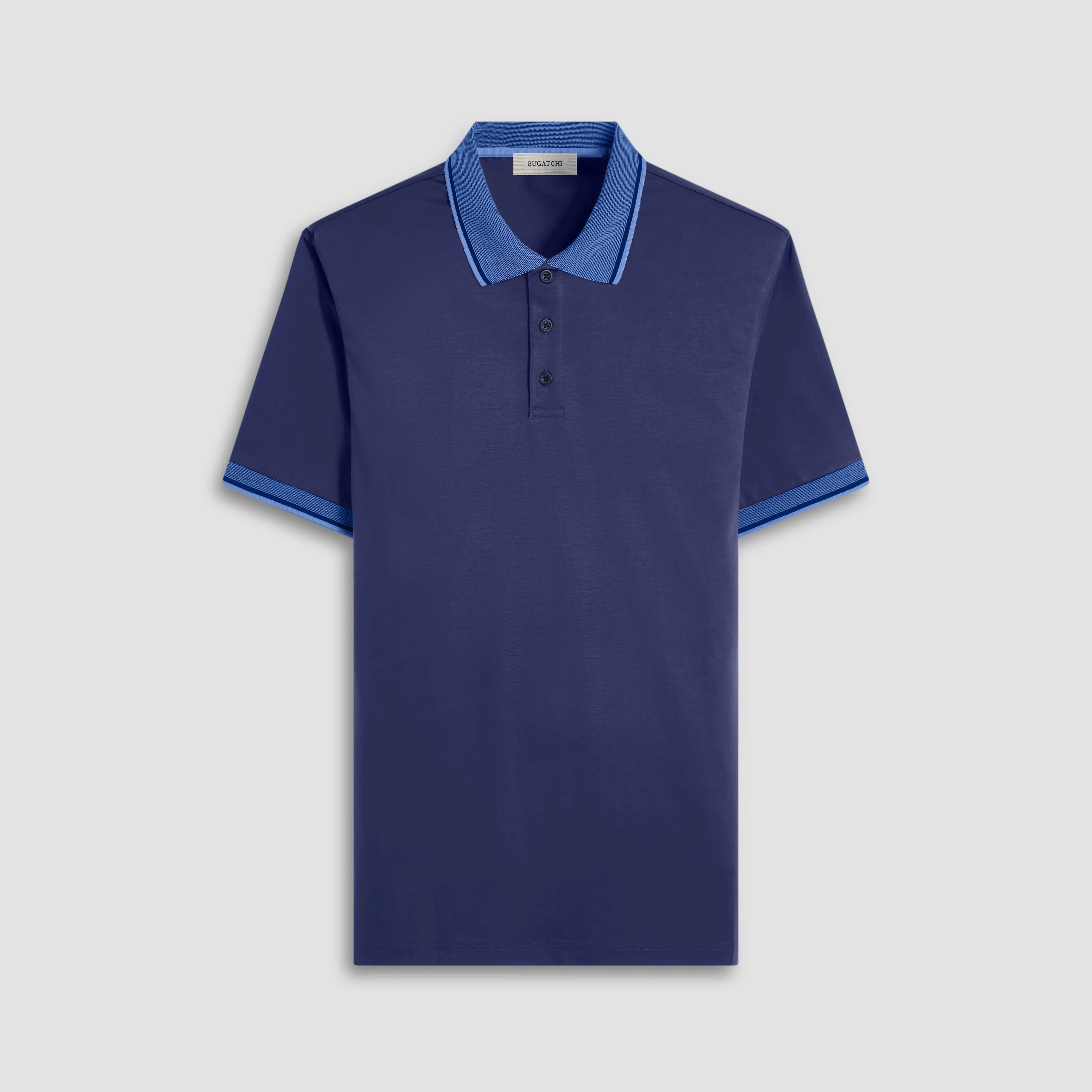 Solid Polo Shirt sold by Bugatchi