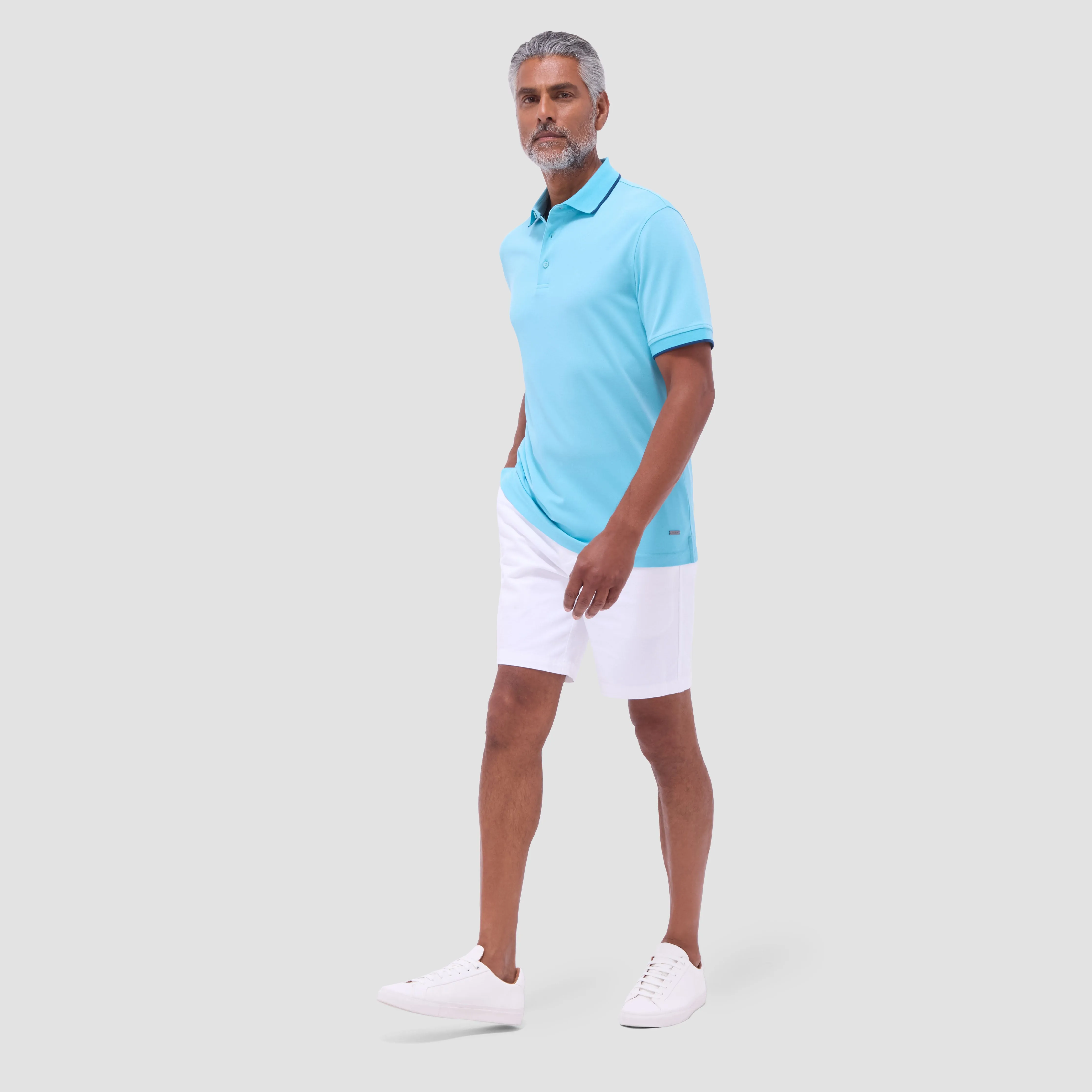 Pique Polo Shirt sold by Bugatchi product image thumbnail 5
