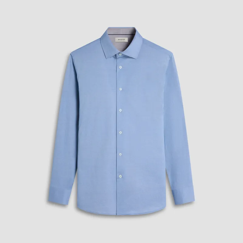 Jimmy Double-Sided Solid OoohCotton Shirt sold by Bugatchi