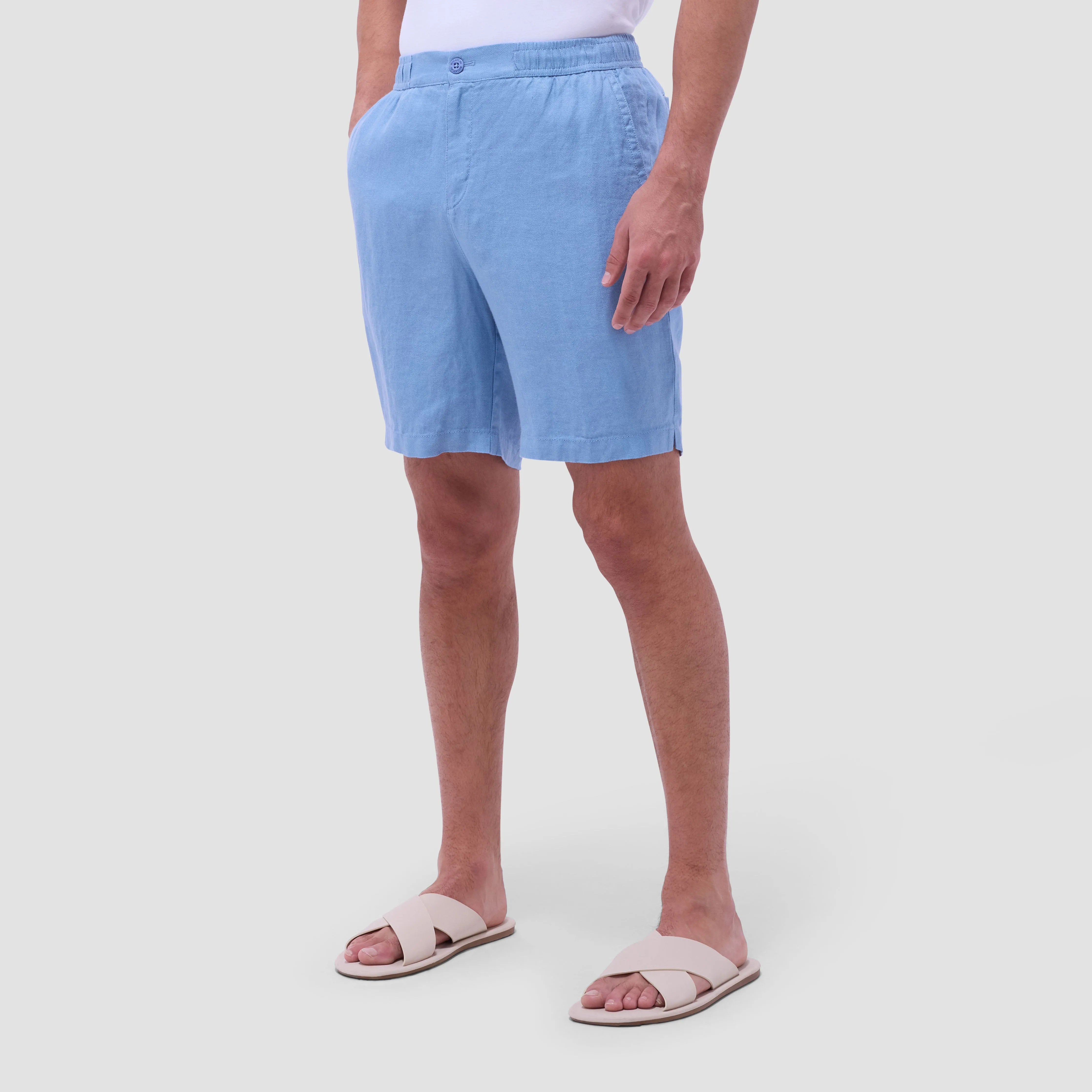 Linen Drawstring Shorts sold by Bugatchi product image thumbnail 2