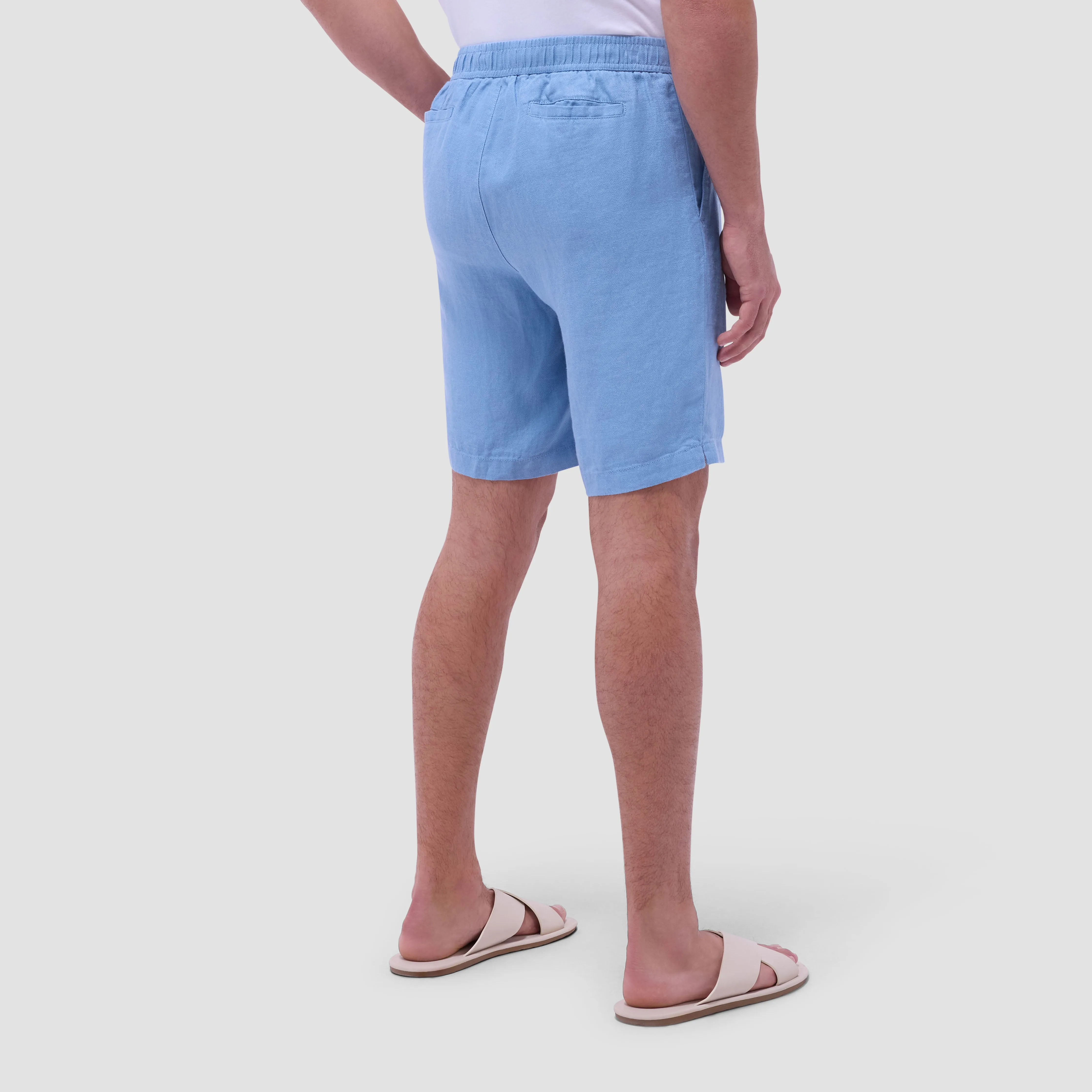 Linen Drawstring Shorts sold by Bugatchi product image thumbnail 3