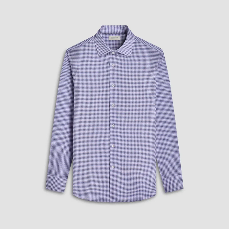 James Gingham Check OoohCotton Shirt sold by Bugatchi