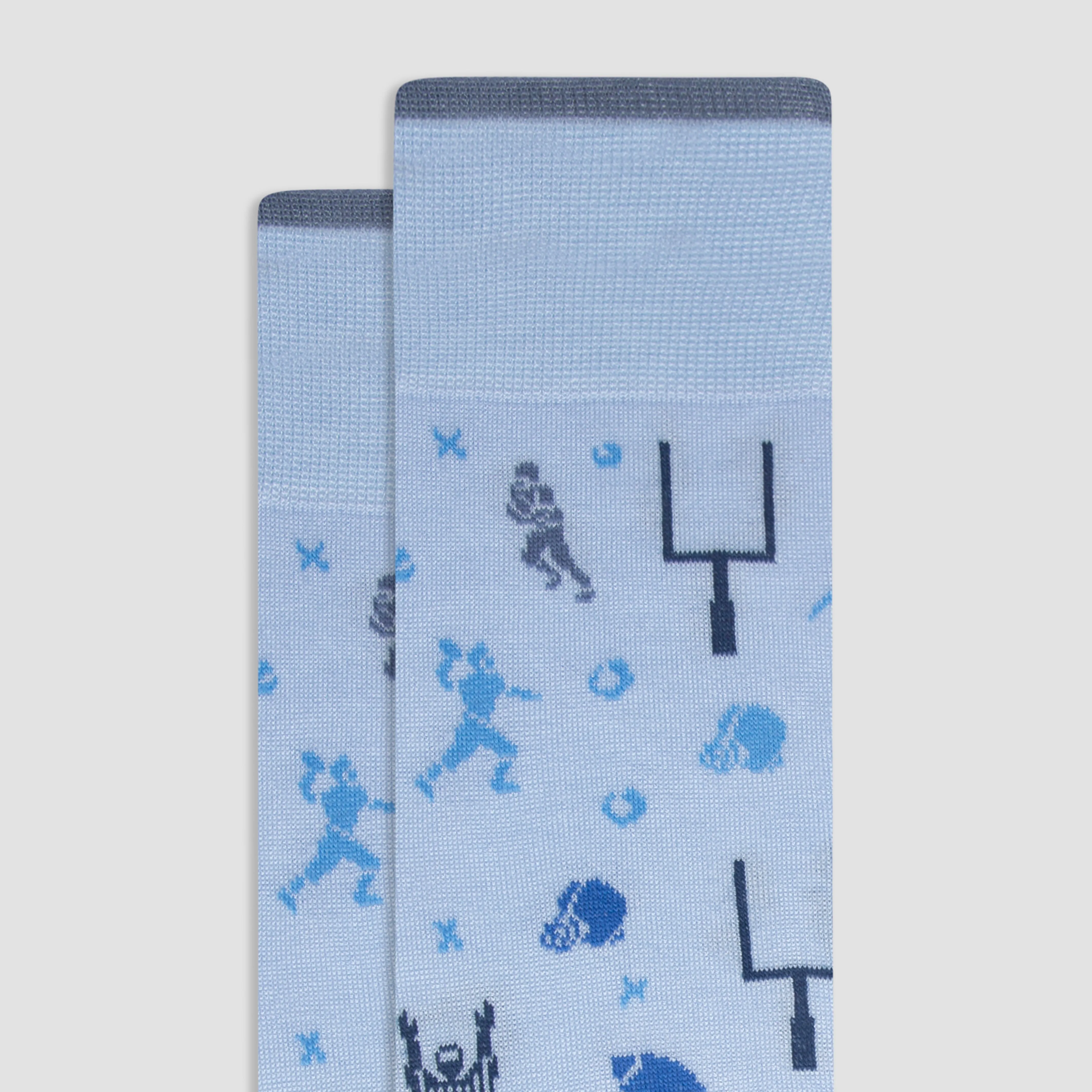 Football Mid-Calf Socks sold by Bugatchi product image thumbnail 2