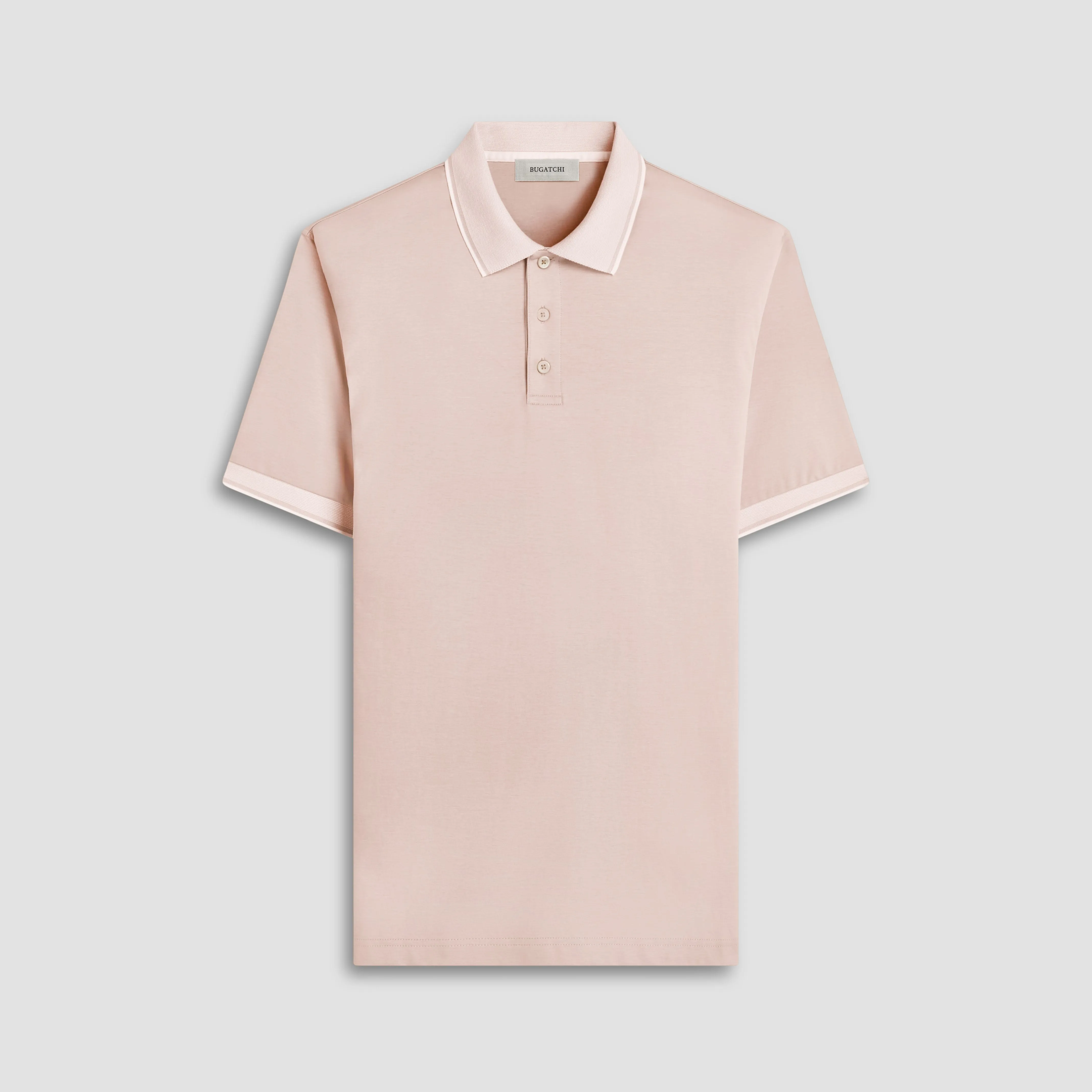 Solid Polo Shirt sold by Bugatchi