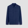 Linen-Cotton Shirt Jacket sold by Bugatchi