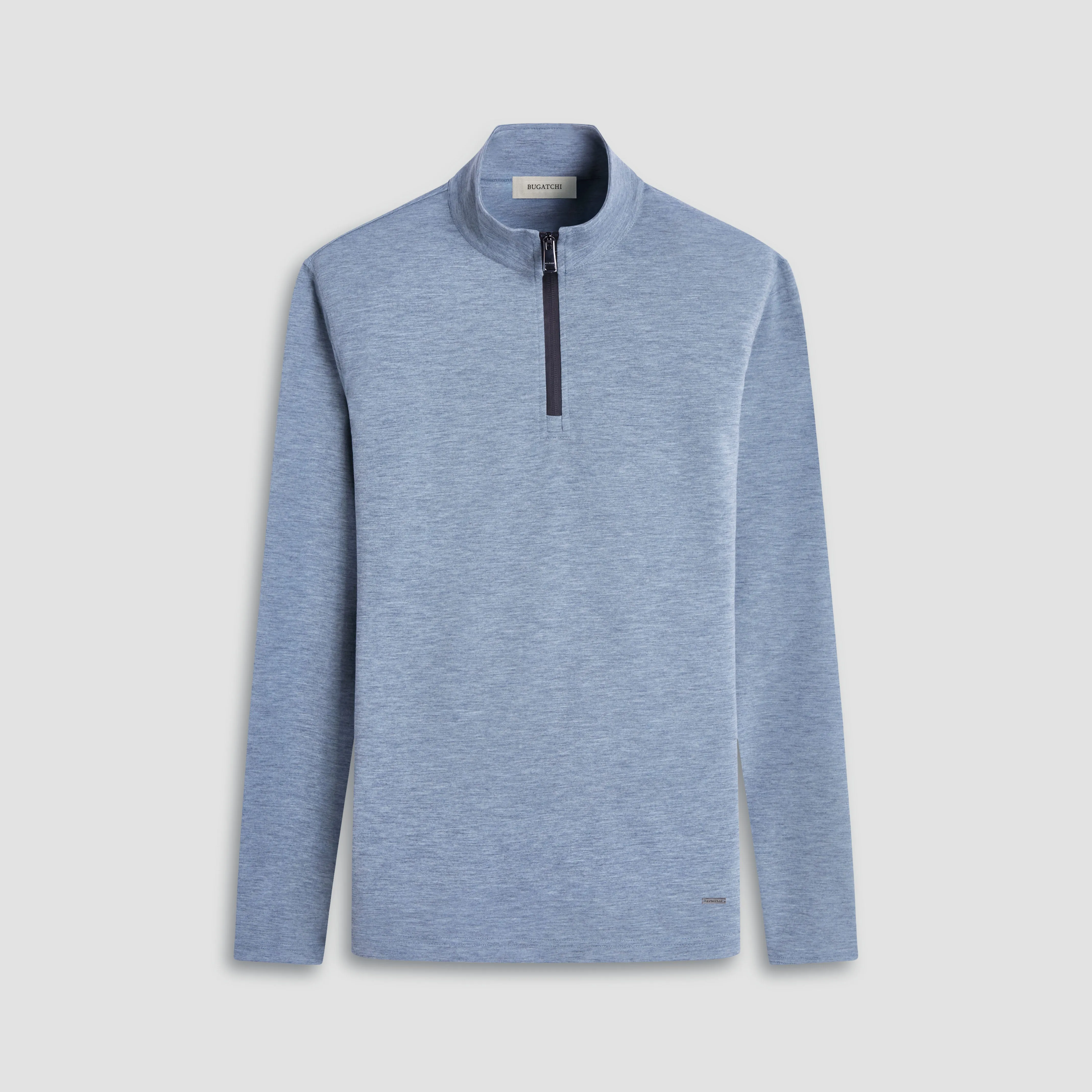 Soft Touch Heather Quarter-Zip Pullover sold by Bugatchi