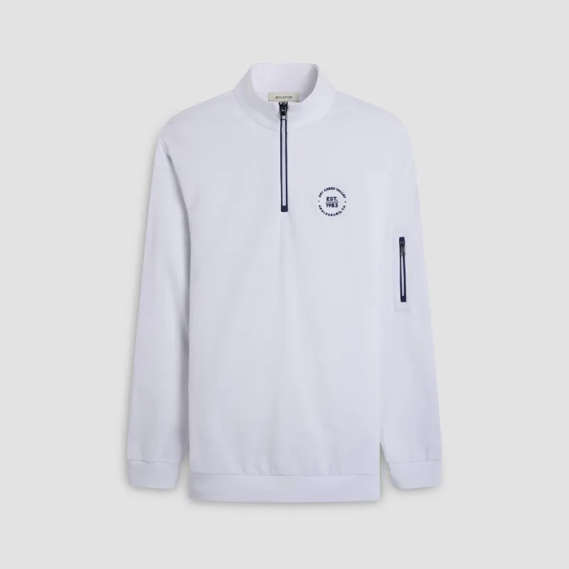 Beehive Quarter-Zip Pullover sold by Bugatchi