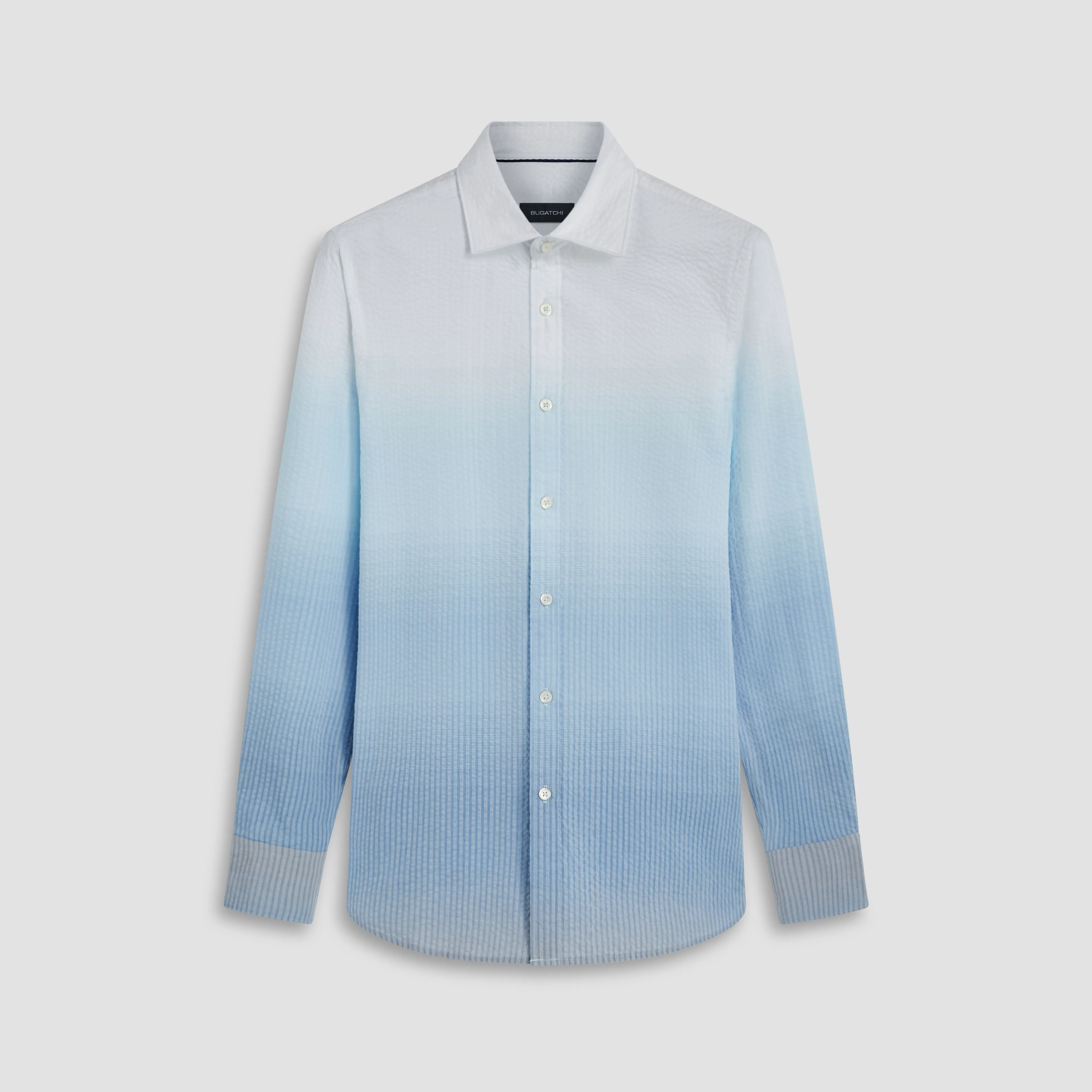 AXEL Ombre Seersucker Shirt sold by Bugatchi