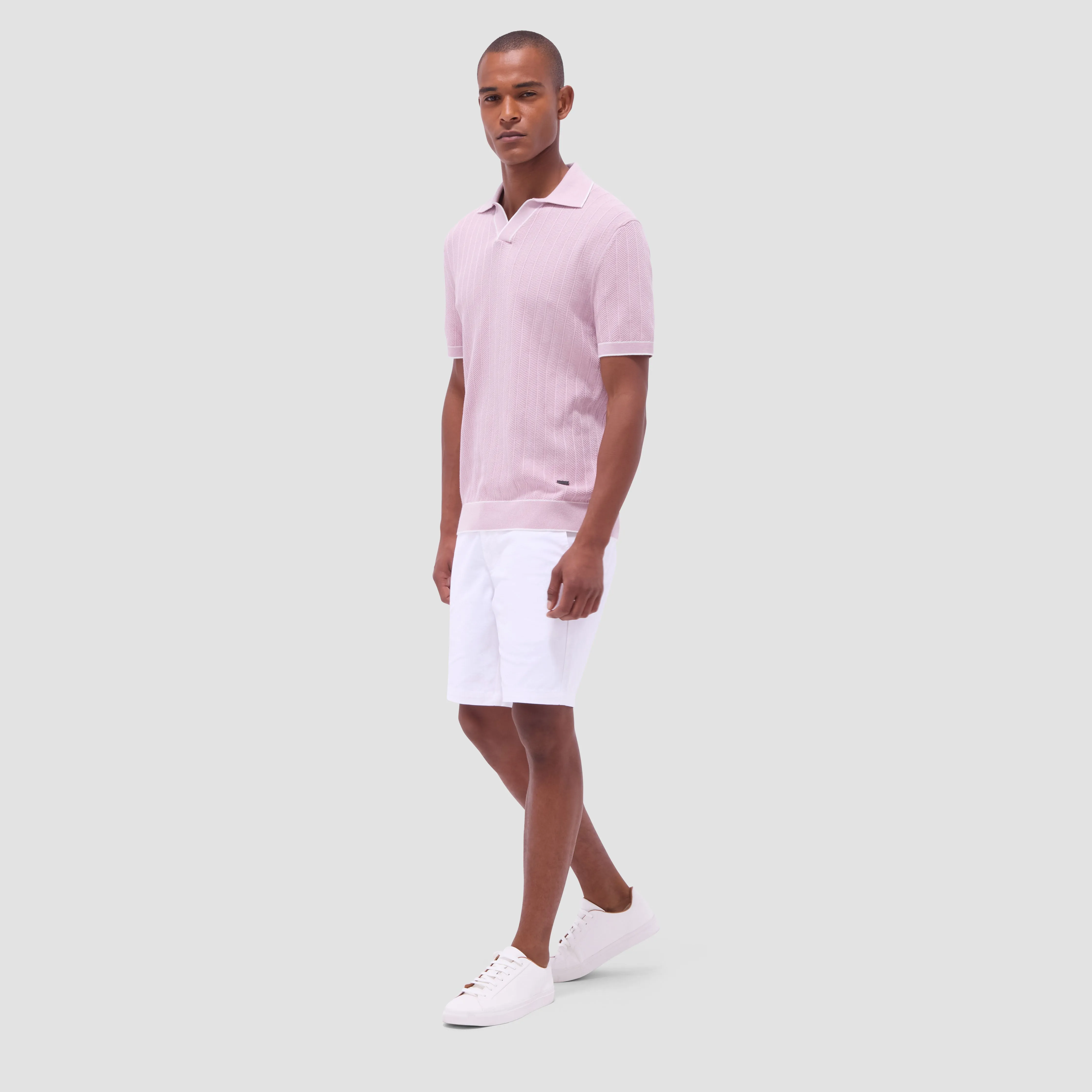 Wide Rib Short Sleeve Johnny Sweater sold by Bugatchi product image thumbnail 5