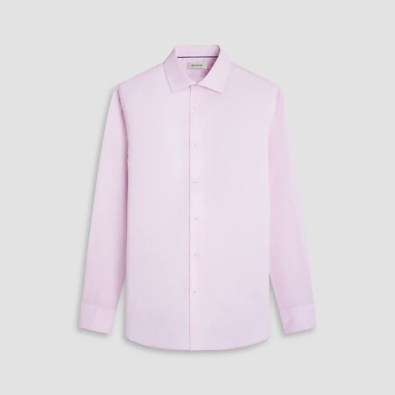 Axel Striped Floral Jacquard Shirt sold by Bugatchi