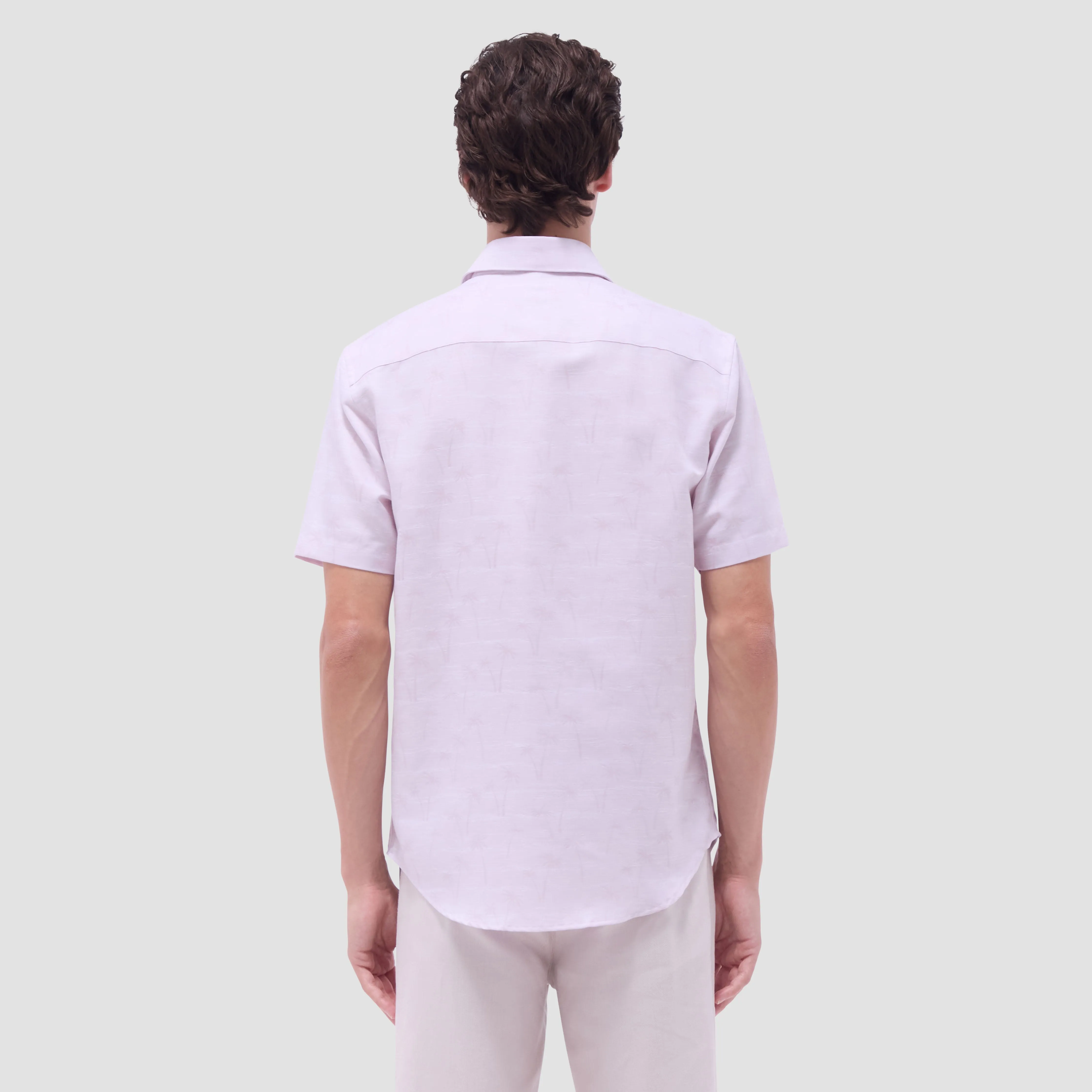 Orson Palm Tree Short-Sleeve Shirt sold by Bugatchi product image thumbnail 4